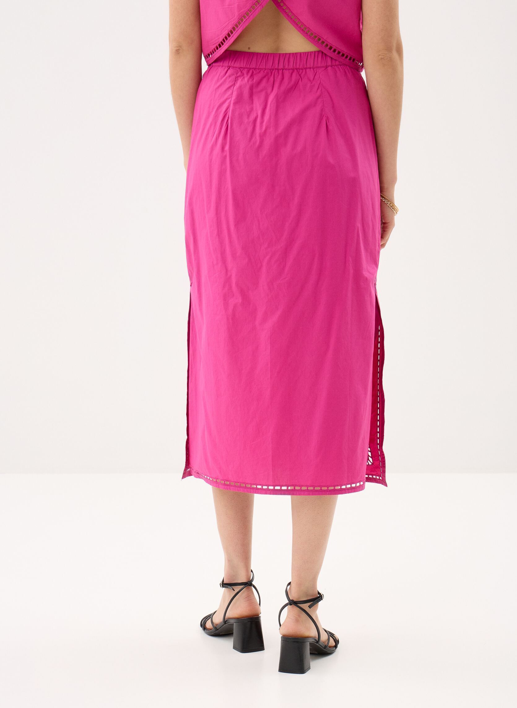 Halflange rokken Amarante dames roze Louise Misha Halflange rokken Amarante dames roze FUCHSIA