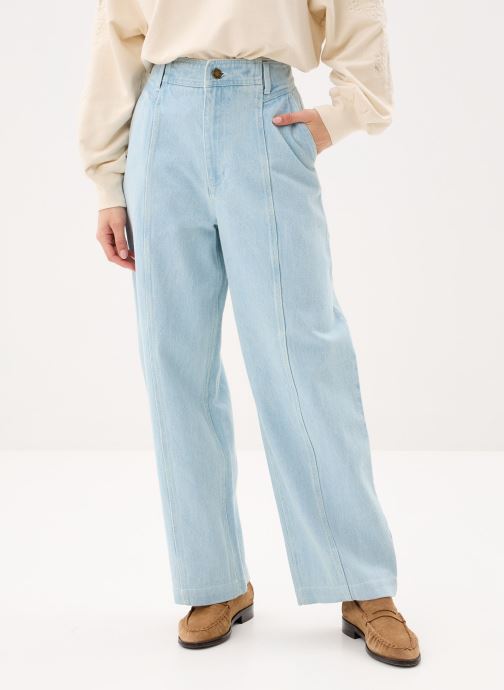 Louise Misha Jeans large Almosi femme bleu