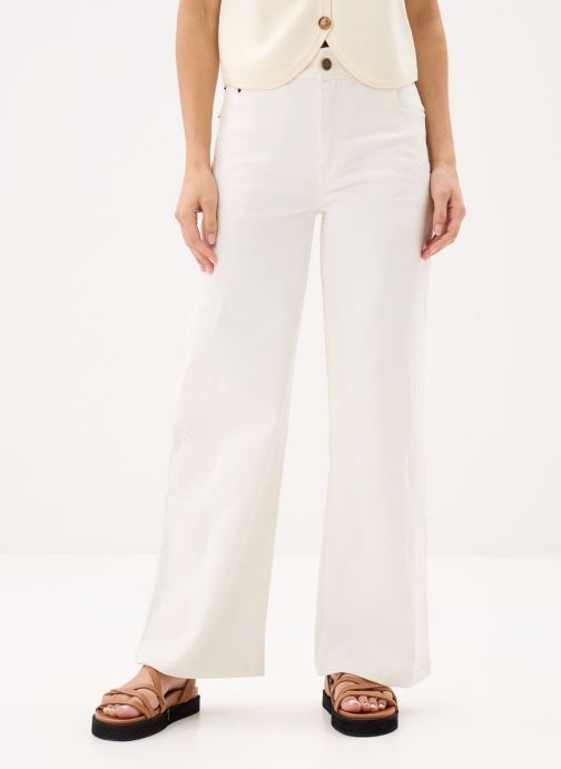 Louise Misha Wijde jeans / Flared Jeans Solange dames wit