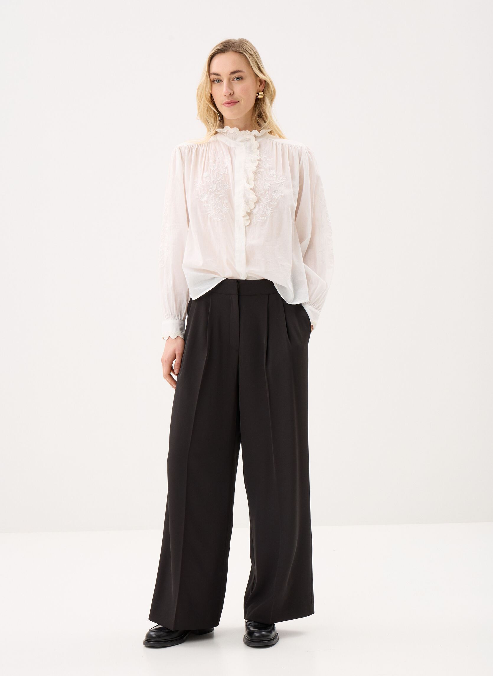 Blouses manches longues Cora femme blanc Louise Misha Blouses manches longues Cora femme blanc OFF WHITE