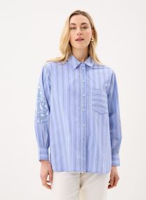 Chemises manches longues Reynald femme bleu
