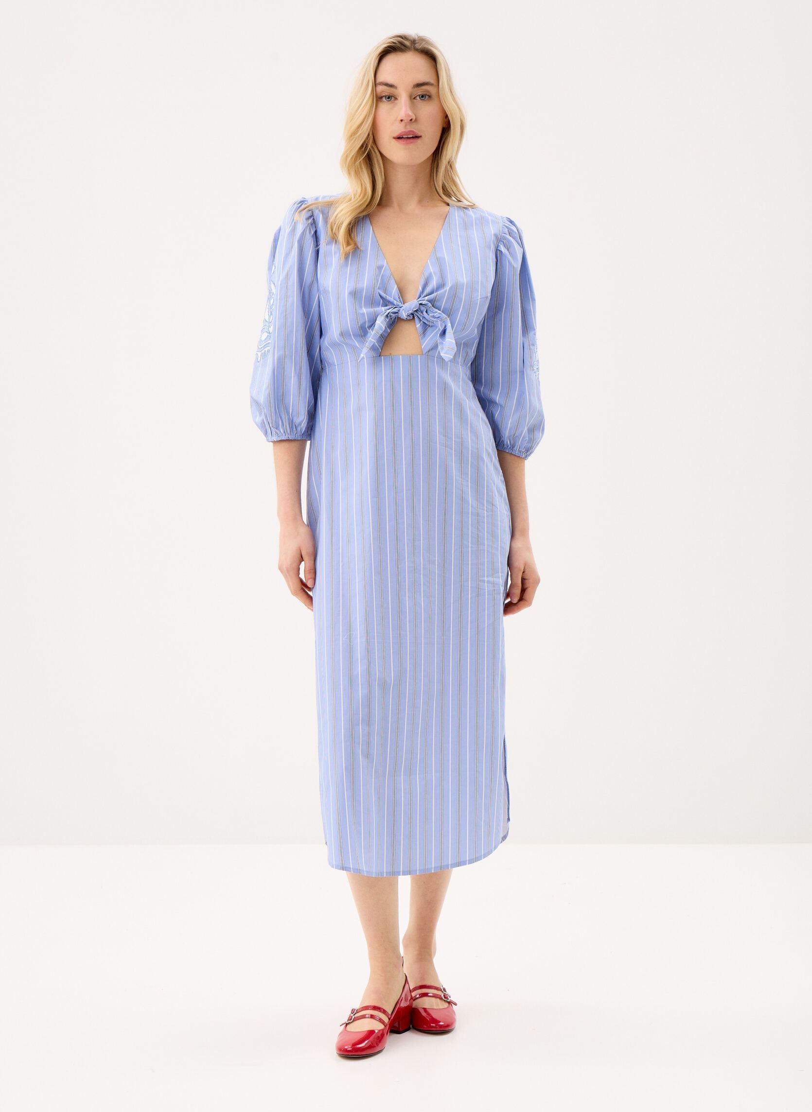 Robes Chadhlia femme bleu Louise Misha Robes Chadhlia femme bleu BLUE OCEAN STRIPES