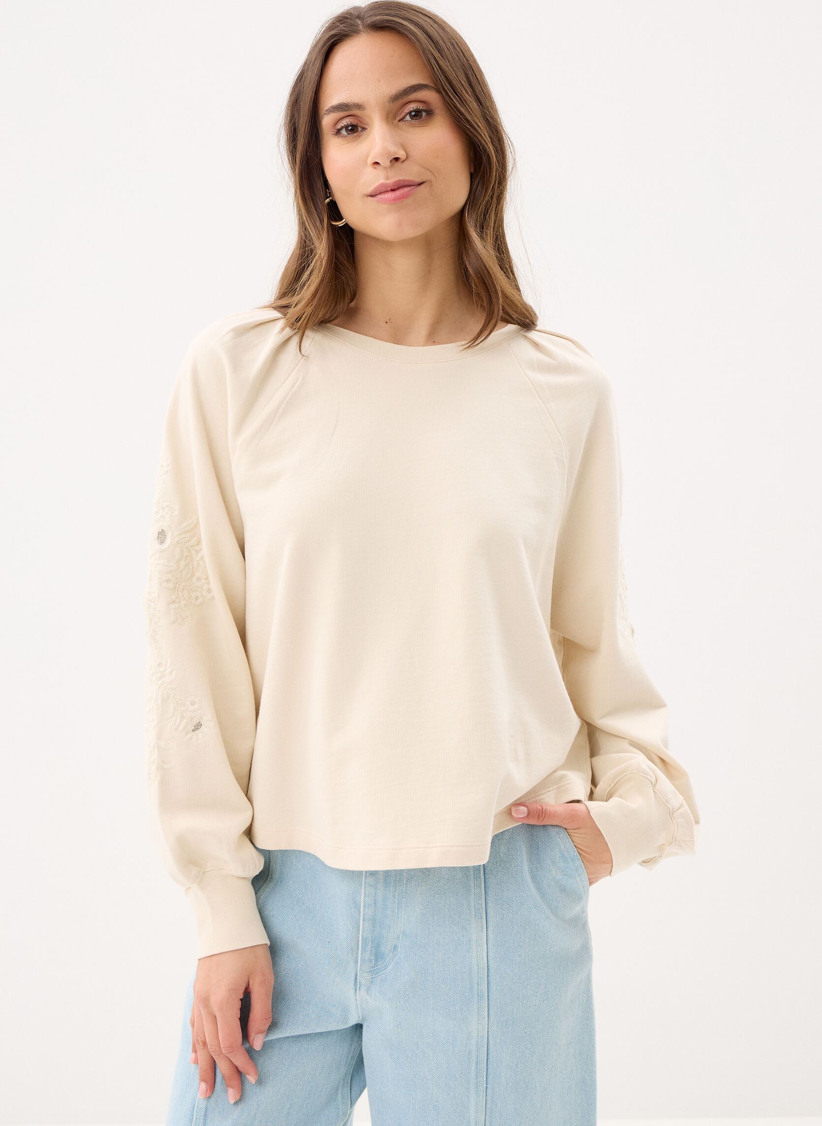Sweatshirts Soleane femme blanc Louise Misha Sweatshirts Soleane femme blanc CREAM