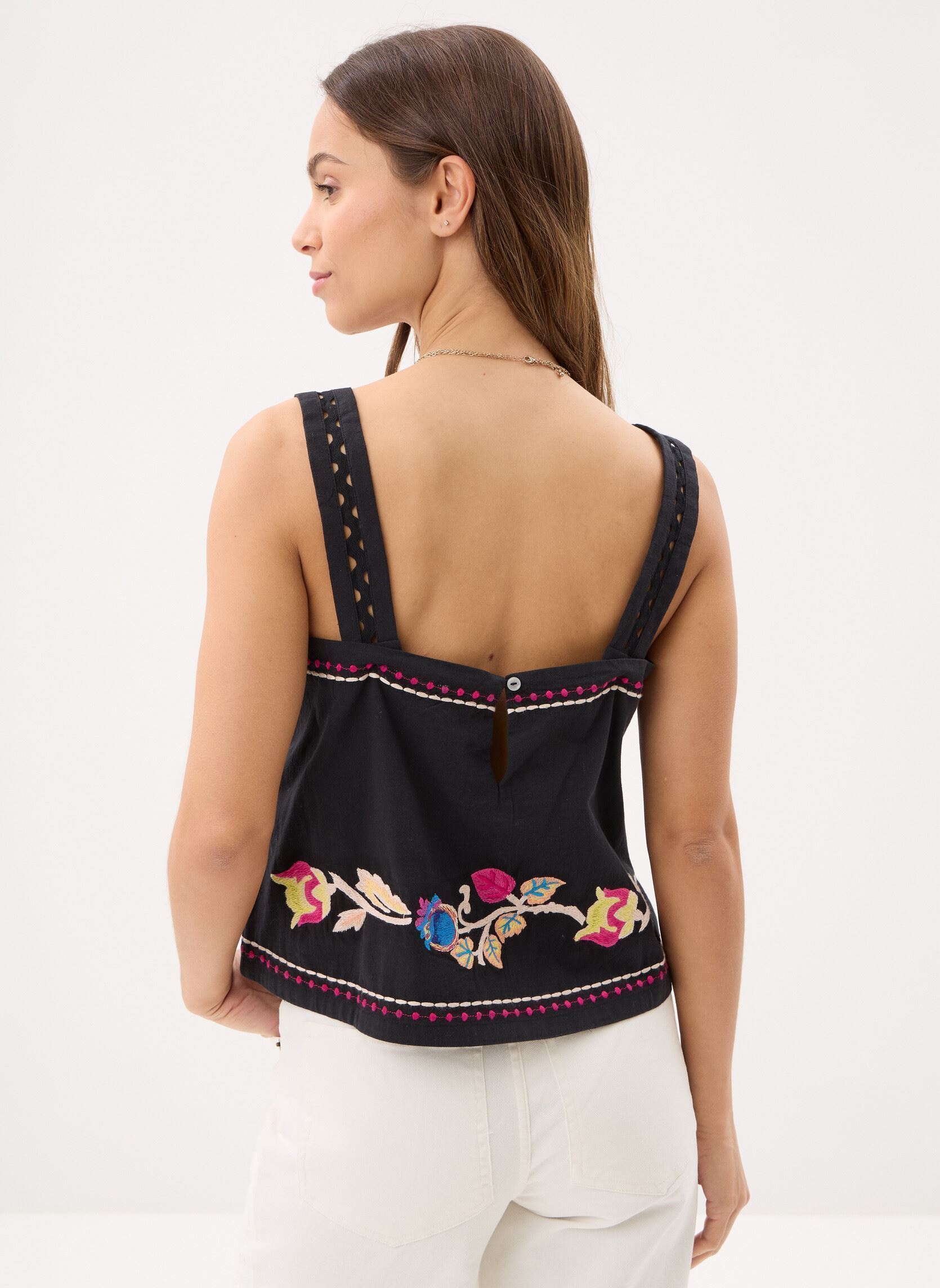 Tops Phaedra femme noir Louise Misha Tops Phaedra femme noir BLACK