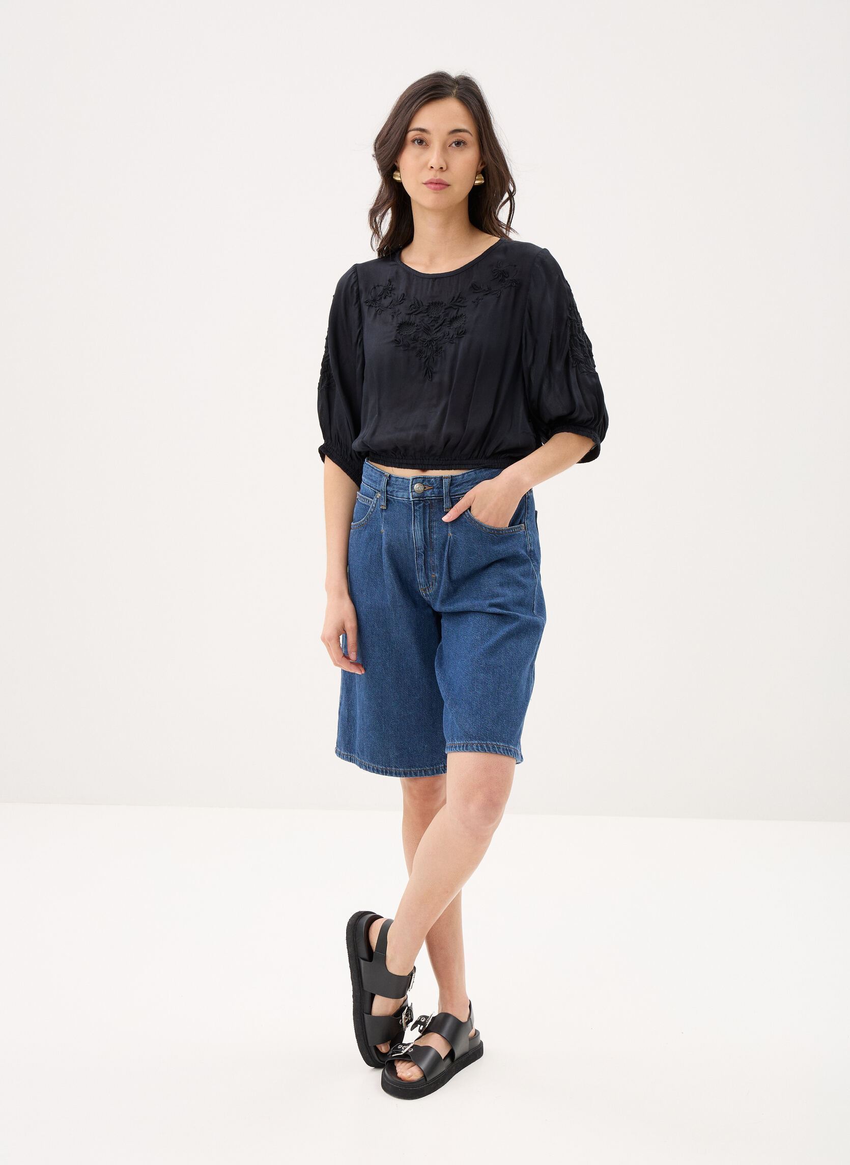 Blouses manches courtes Chayana femme noir Louise Misha Blouses manches courtes Chayana femme noir BLACK