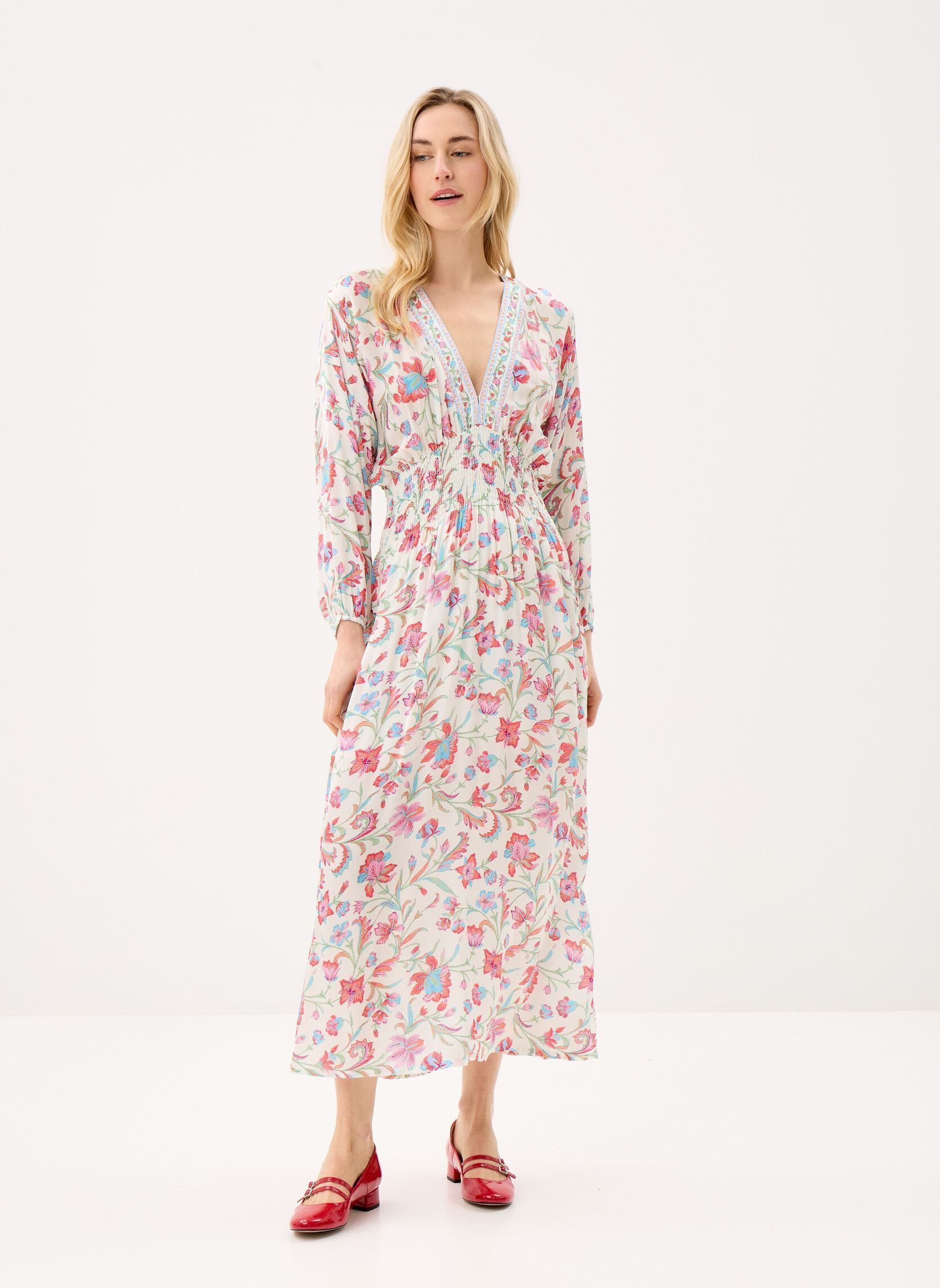 Robes longues Sofia femme multicolore Louise Misha Robes longues Sofia femme multicolore CREAM FLORAL HAVEN