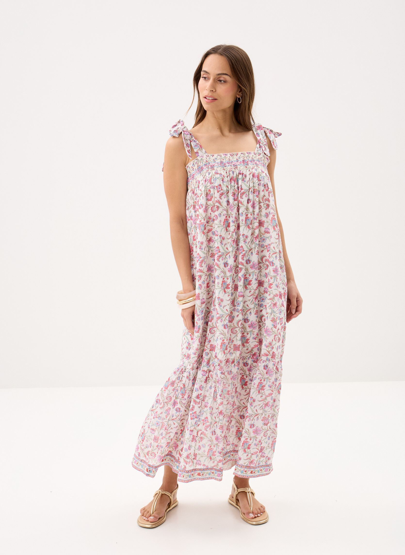 Lange jurken Marcelette dames meerkleurig Louise Misha Lange jurken Marcelette dames meerkleurig CREAM FLORAL HAVEN