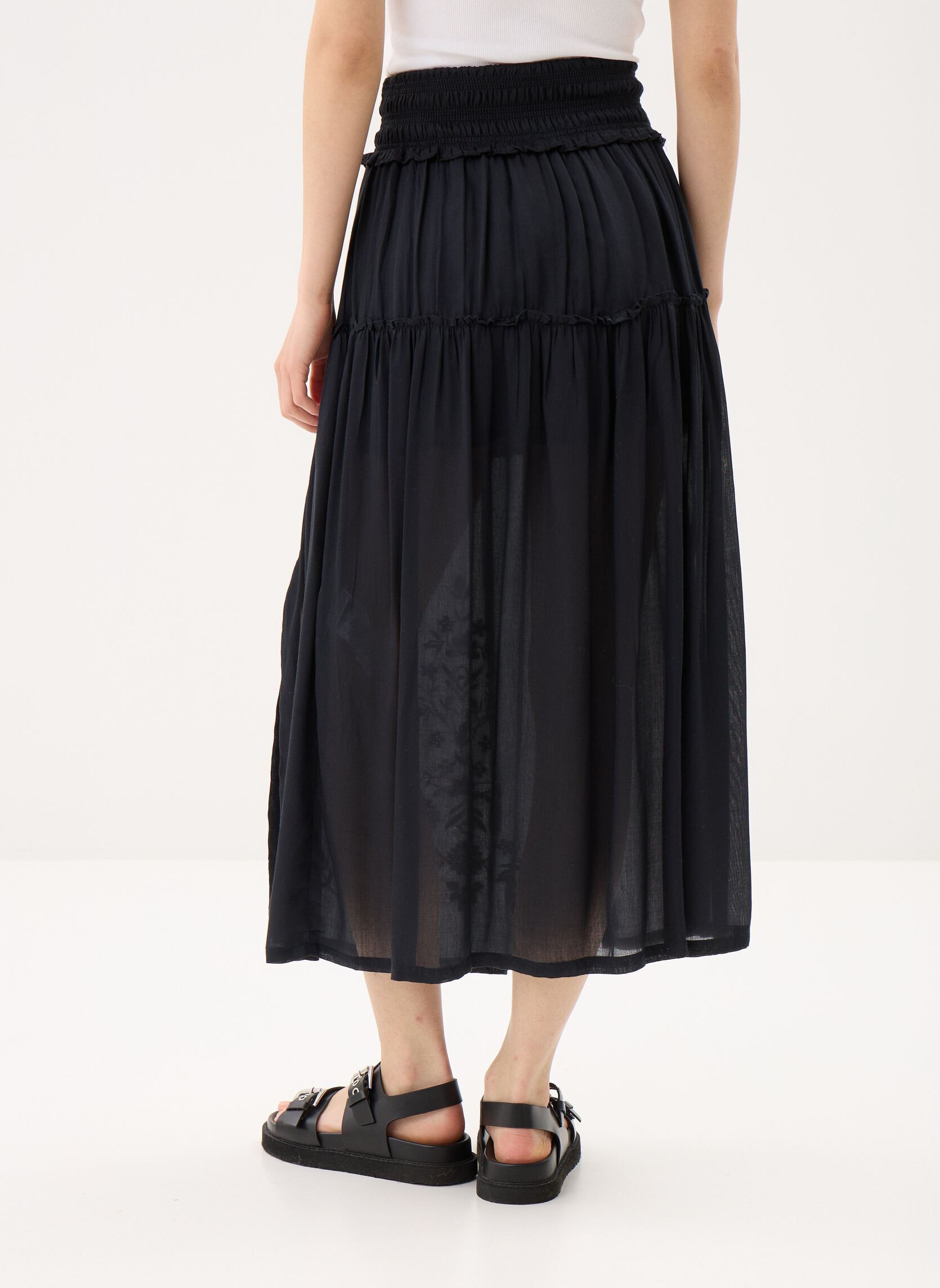Lange Röcke Polly damen schwarz Louise Misha Lange Röcke Polly damen schwarz BLACK