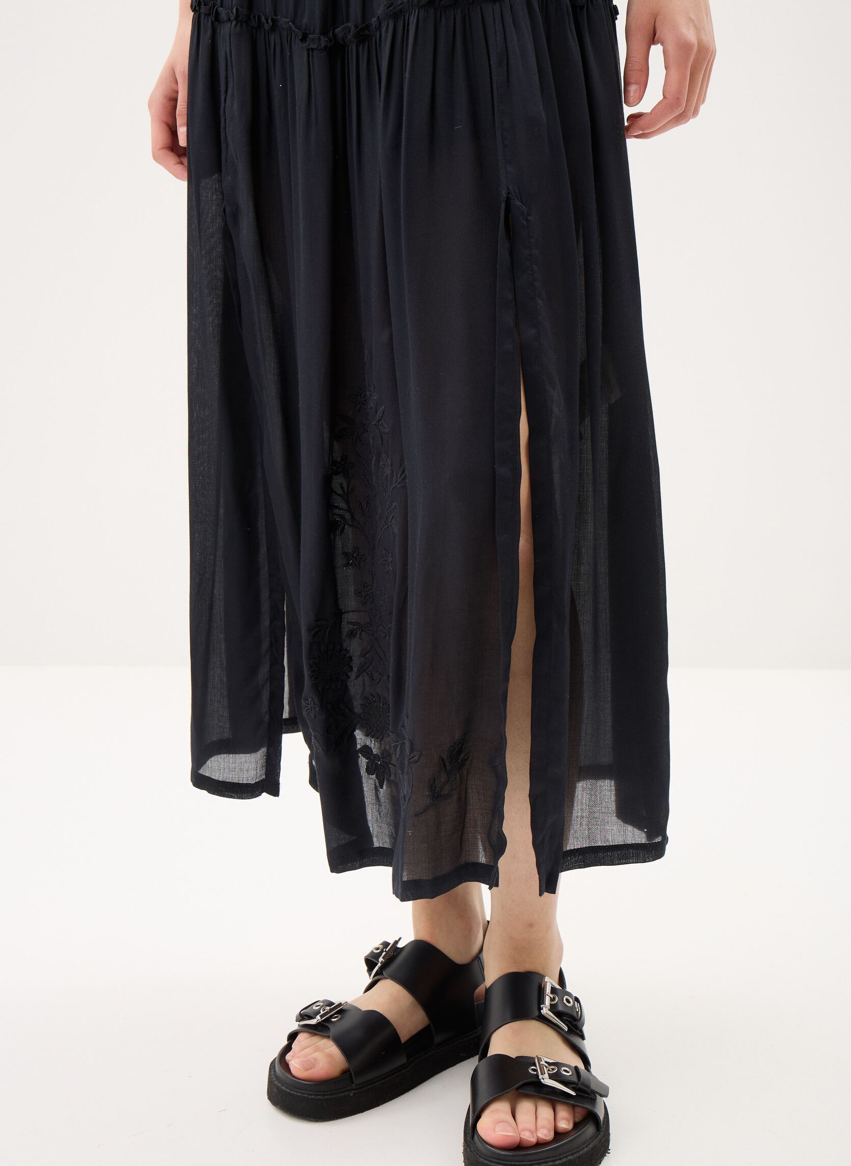 Lange Röcke Polly damen schwarz Louise Misha Lange Röcke Polly damen schwarz BLACK