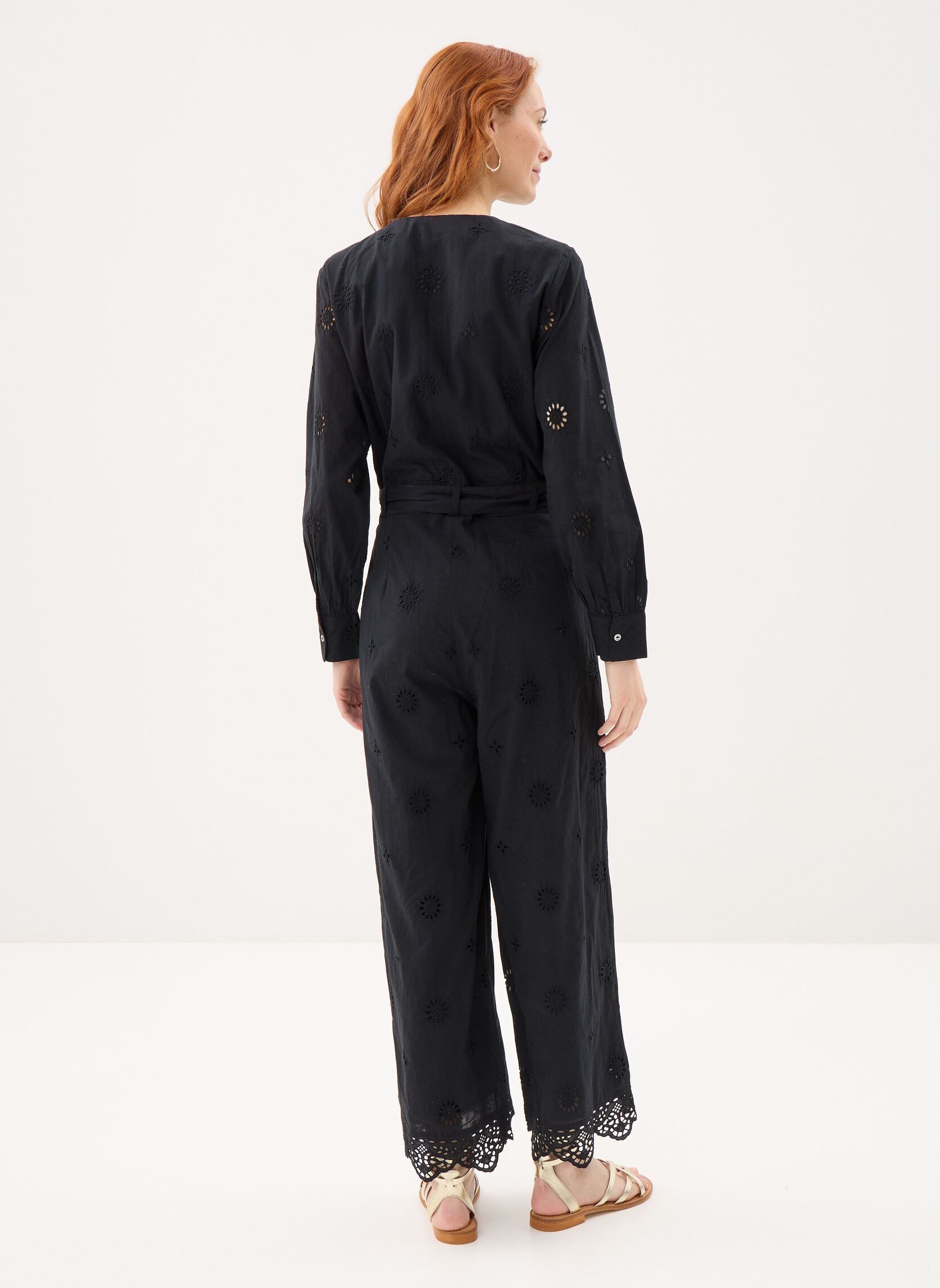 Combinaisons Veronique femme noir Louise Misha Combinaisons Veronique femme noir BLACK SCHIFFLI