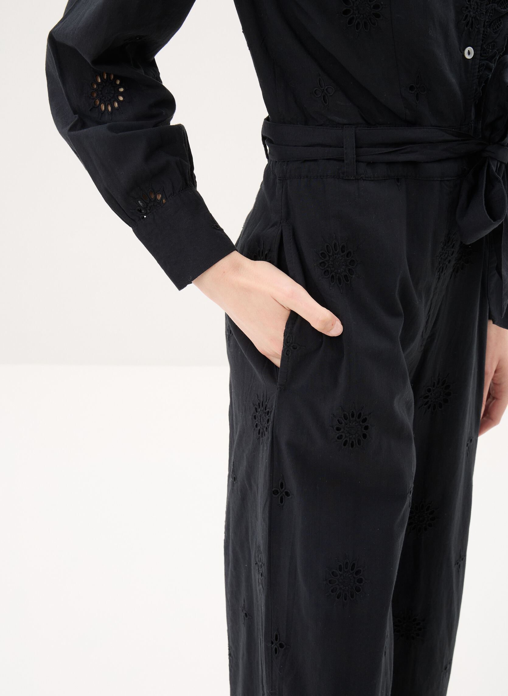 Combinaisons Veronique femme noir Louise Misha Combinaisons Veronique femme noir BLACK SCHIFFLI