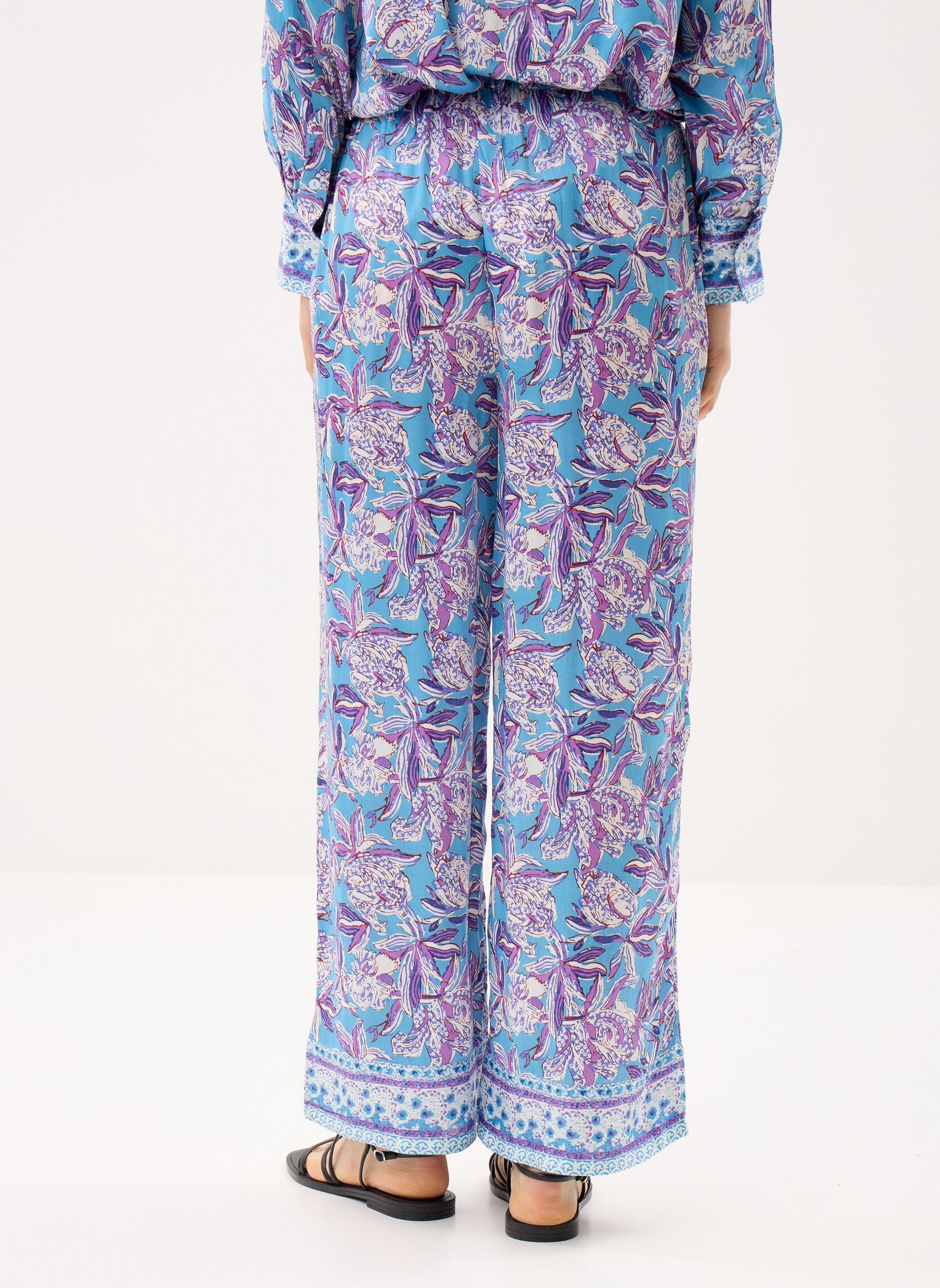 Weite Hosen Veralia damen blau Louise Misha Weite Hosen Veralia damen blau BLUE LUSH PARADISE