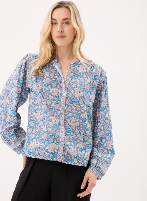 Louise Misha Blouses manches longues Jane femme bleu