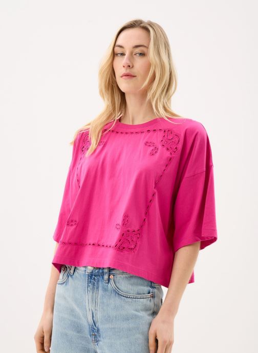 Louise Misha Tee-shirts manches courtes Neolar femme rose