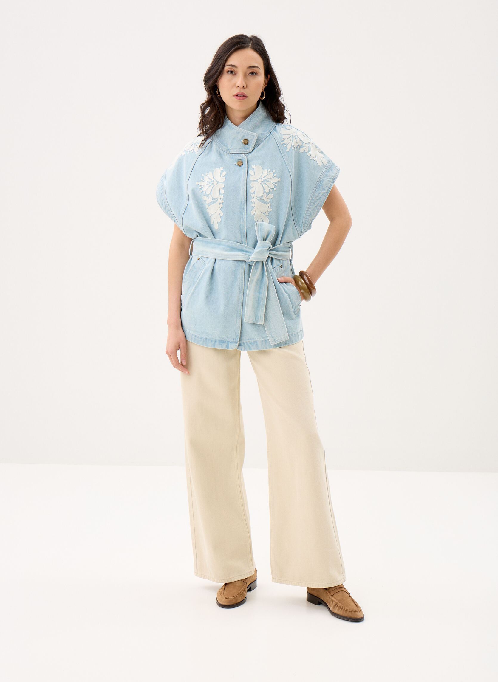 Jeansjacken Katja damen blau Louise Misha Jeansjacken Katja damen blau BLEACH