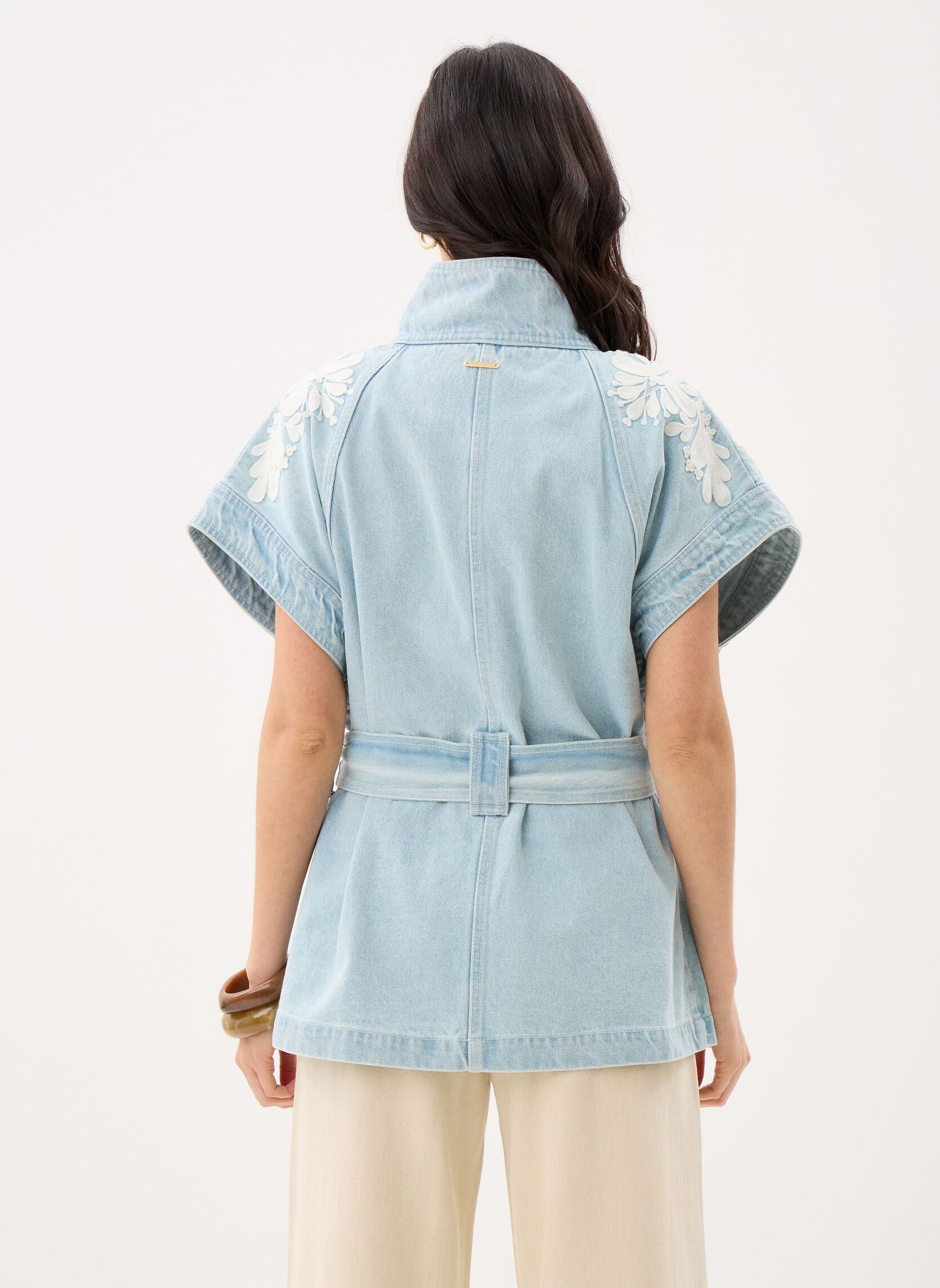 Jeansjacken Katja damen blau Louise Misha Jeansjacken Katja damen blau BLEACH