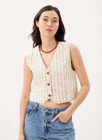 Gilets Franckie femme blanc Louise Misha Gilets Franckie femme blanc NAVY PURPLE STRIPES