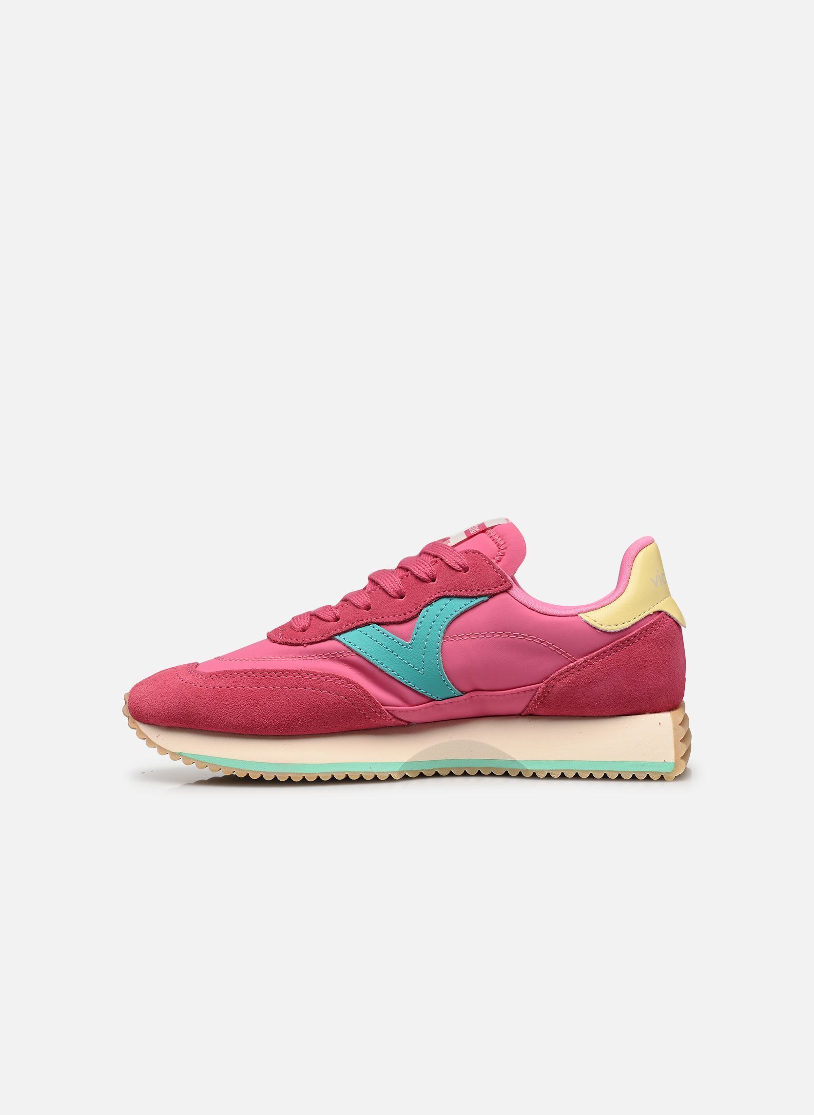 Sneakers Cosmos Multicolor Nylon & Serraje dames roze Victoria Sneakers Cosmos Multicolor Nylon & Serraje dames roze Rosa