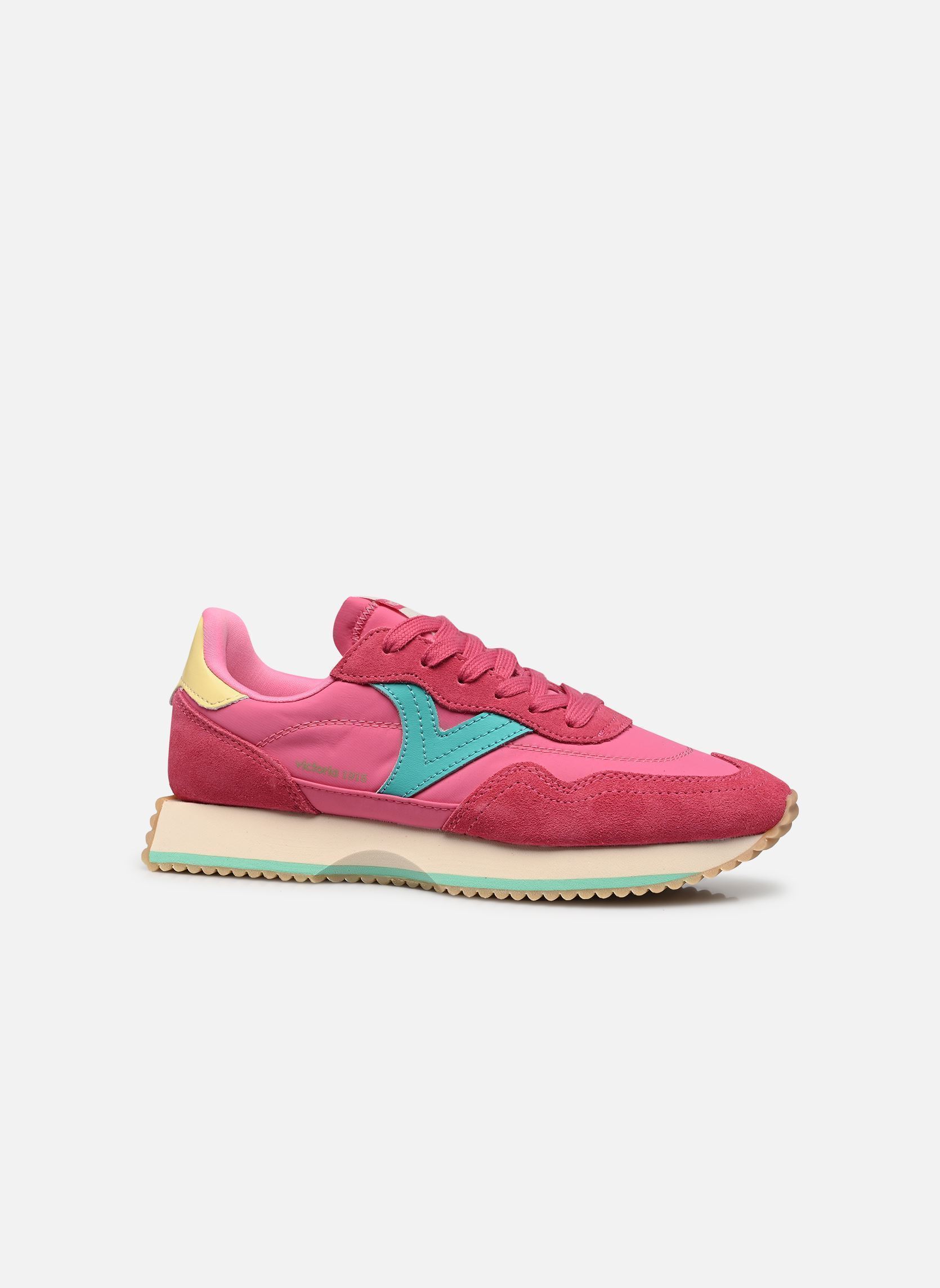 Sneakers Cosmos Multicolor Nylon & Serraje dames roze Victoria Sneakers Cosmos Multicolor Nylon & Serraje dames roze Rosa