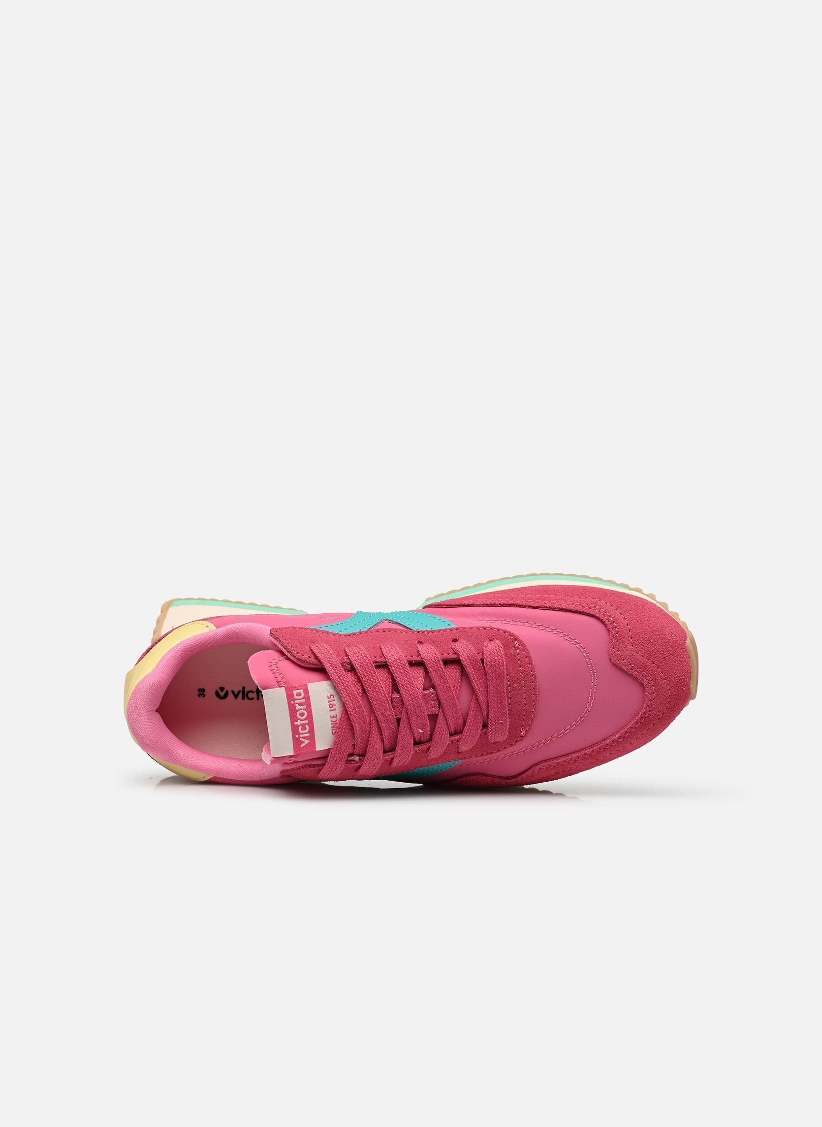 Sneakers Cosmos Multicolor Nylon & Serraje dames roze Victoria Sneakers Cosmos Multicolor Nylon & Serraje dames roze Rosa