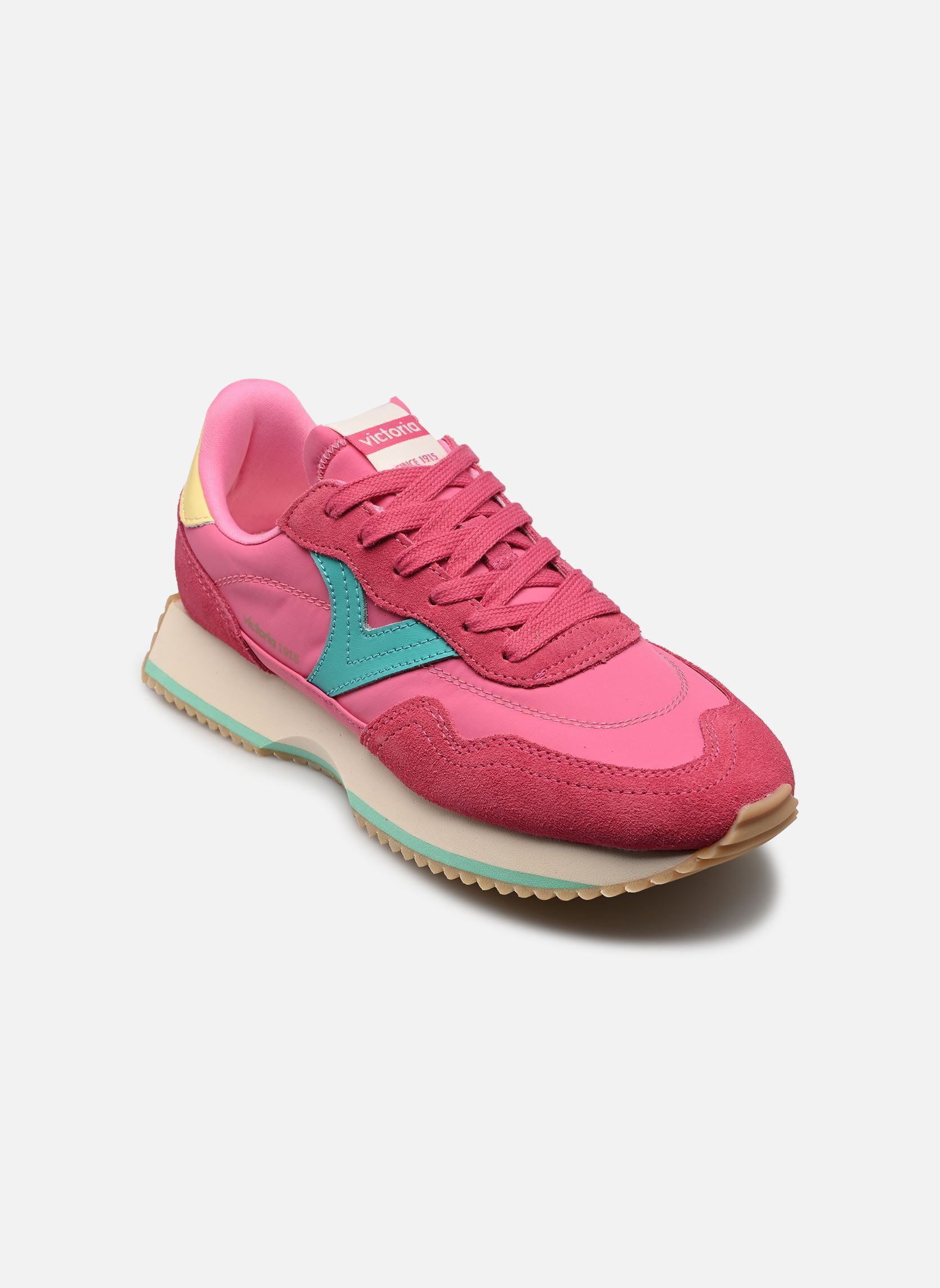Sneakers Cosmos Multicolor Nylon & Serraje dames roze Victoria Sneakers Cosmos Multicolor Nylon & Serraje dames roze Rosa