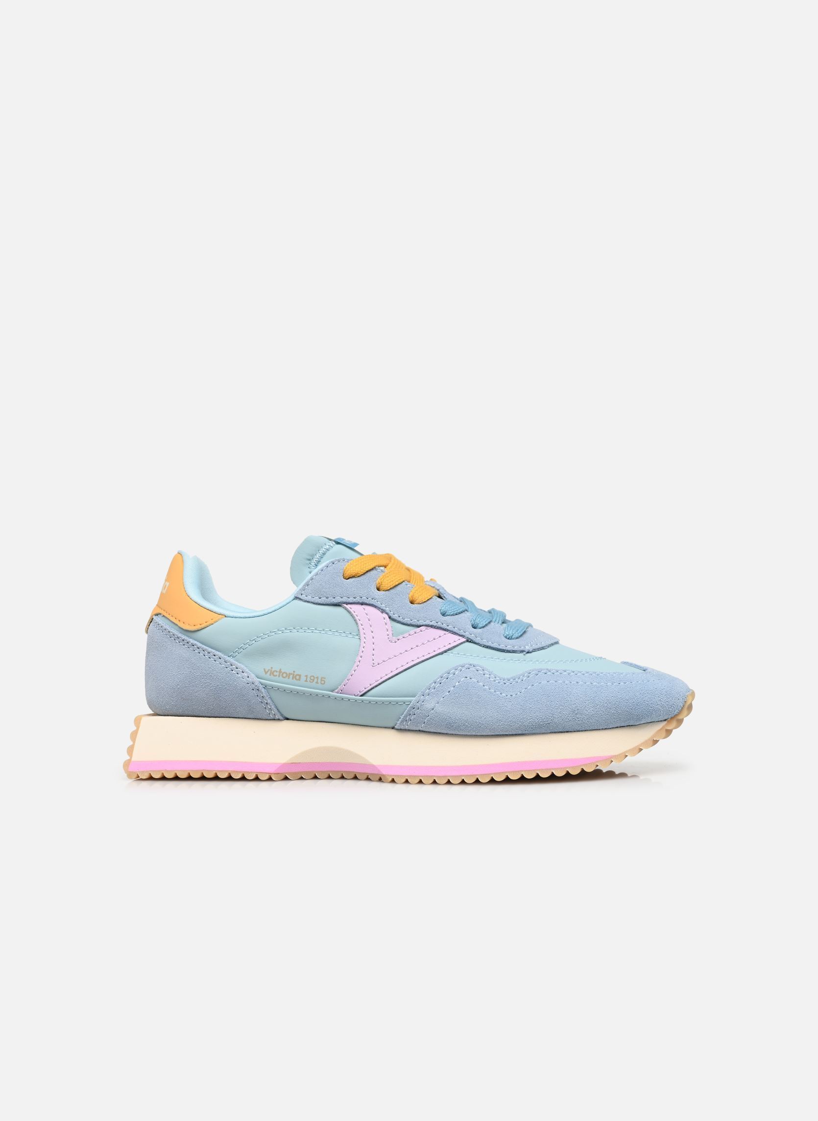 Sneakers Cosmos Multicolor Nylon & Serraje dames blauw Victoria Sneakers Cosmos Multicolor Nylon & Serraje dames blauw Azul