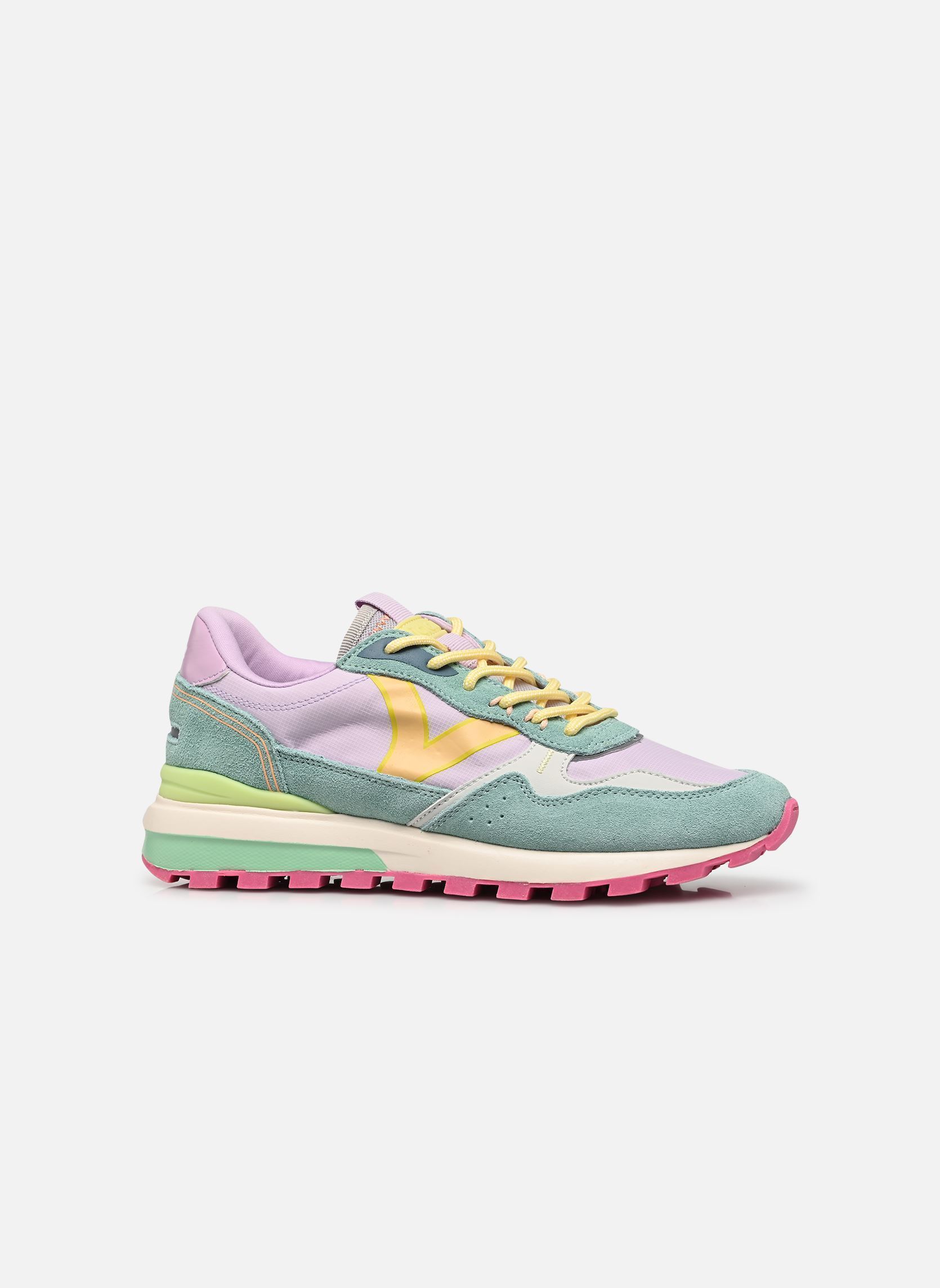 Sneaker Luna Nylon Tecnico & Serraje damen mehrfarbig Victoria Sneaker Luna Nylon Tecnico & Serraje damen mehrfarbig Lila