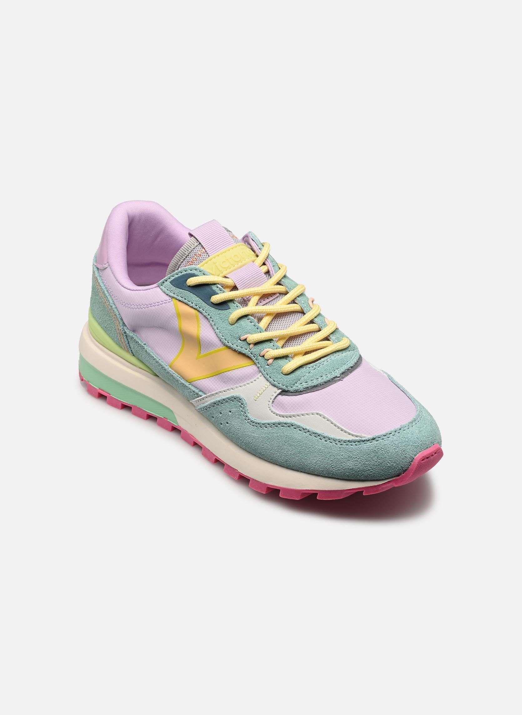 Sneaker Luna Nylon Tecnico & Serraje damen mehrfarbig Victoria Sneaker Luna Nylon Tecnico & Serraje damen mehrfarbig Lila