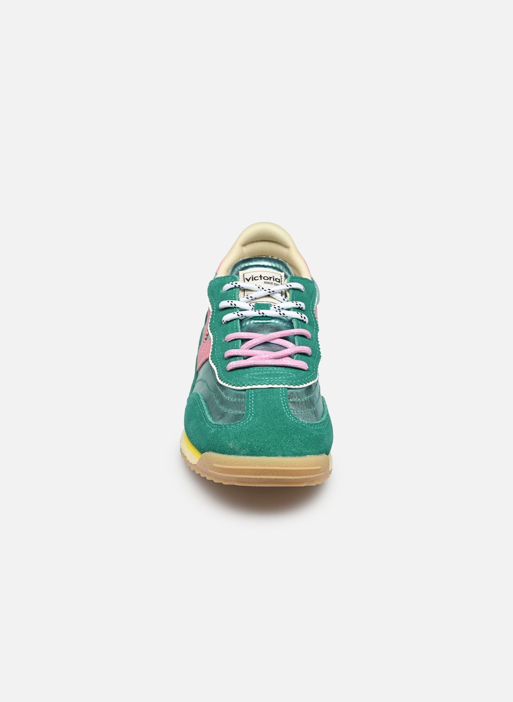 Baskets Saturno Nylon & Serraje Metal femme vert Victoria Baskets Saturno Nylon & Serraje Metal femme vert Jade