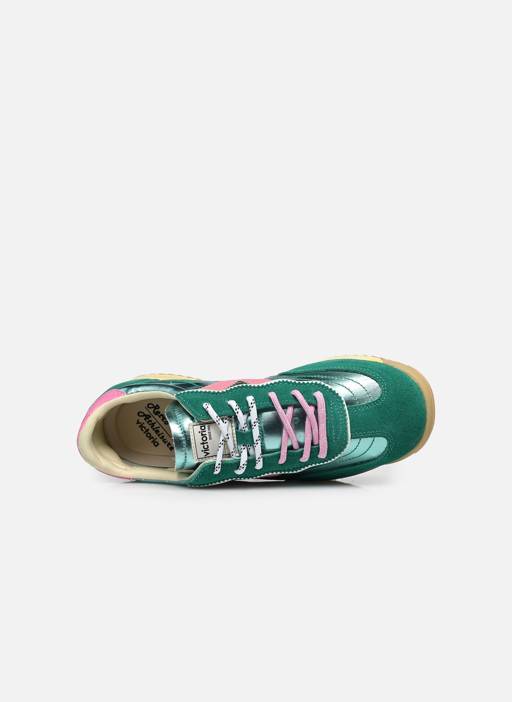 Baskets Saturno Nylon & Serraje Metal femme vert Victoria Baskets Saturno Nylon & Serraje Metal femme vert Jade