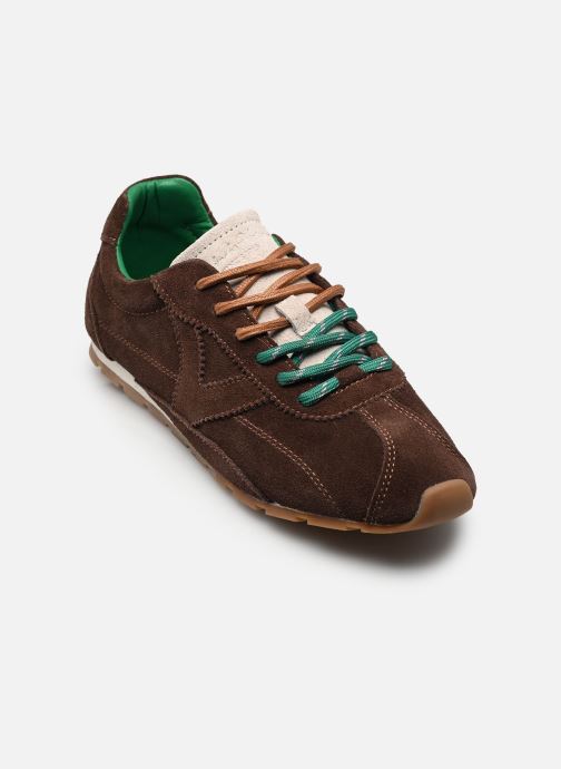 Victoria Baskets basses Aster Serraje femme marron