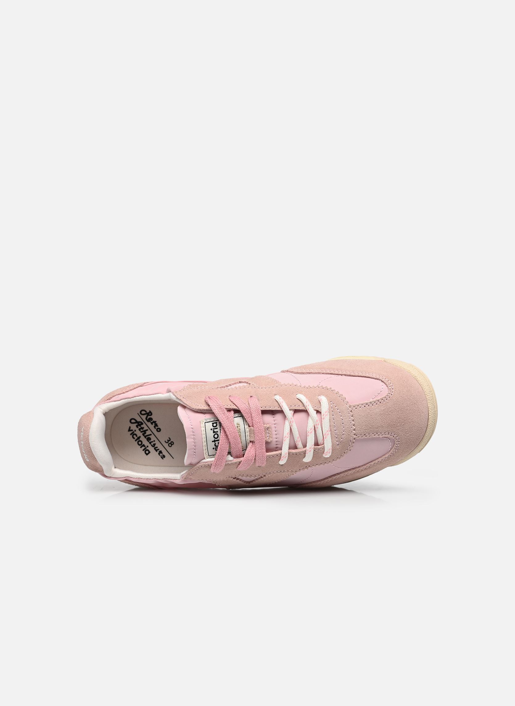 Sneakers Saturno Nylon & Serraje dames roze Victoria Sneakers Saturno Nylon & Serraje dames roze Rosa