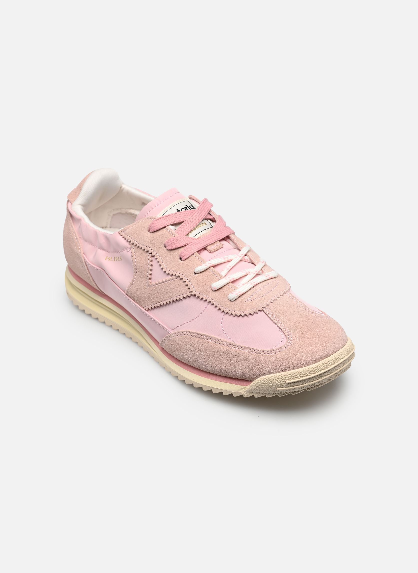 Sneakers Saturno Nylon & Serraje dames roze Victoria Sneakers Saturno Nylon & Serraje dames roze Rosa