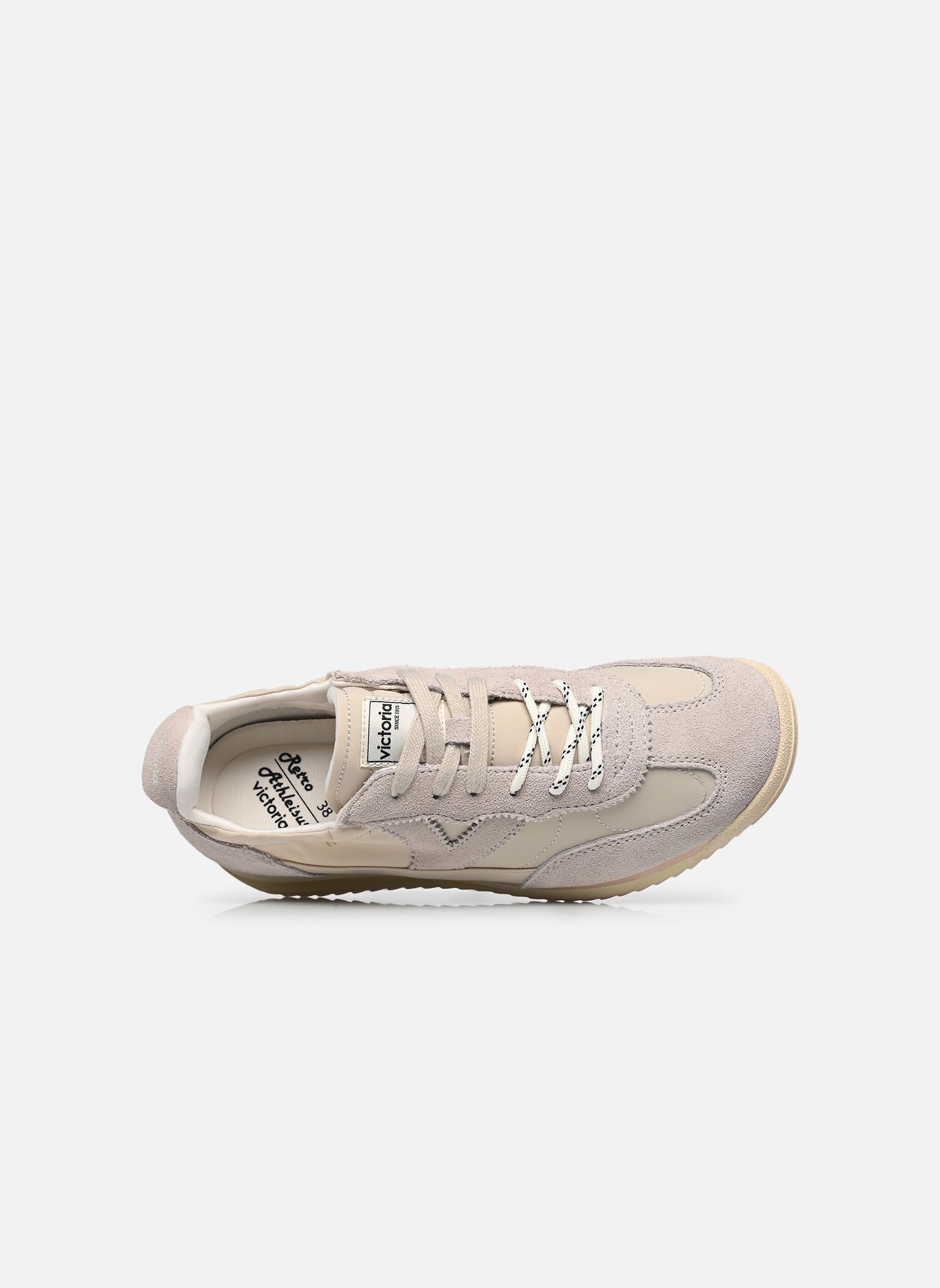 Baskets Saturno Nylon & Serraje femme beige Victoria Baskets Saturno Nylon & Serraje femme beige Beige
