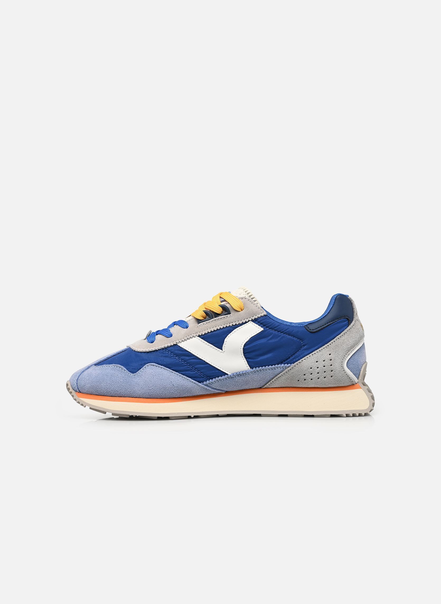 Baskets Root - Vintage Nylon homme bleu Victoria Baskets Root - Vintage Nylon homme bleu Royal