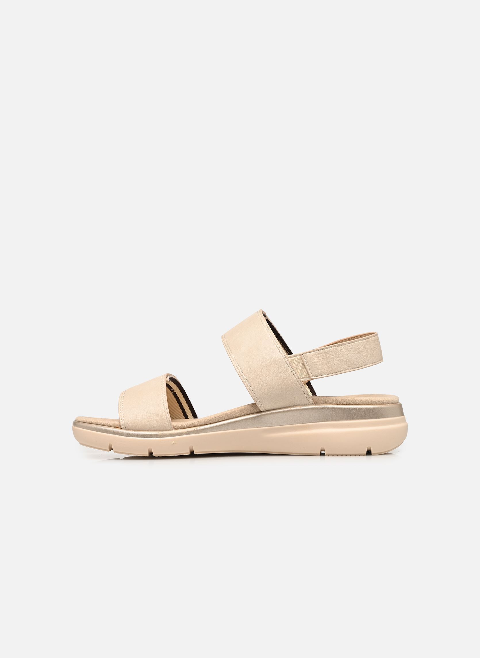 Sandales compensées et plateformes ALBO W10303 femme beige Comfeet Sandales compensées et plateformes ALBO W10303 femme beige Beige