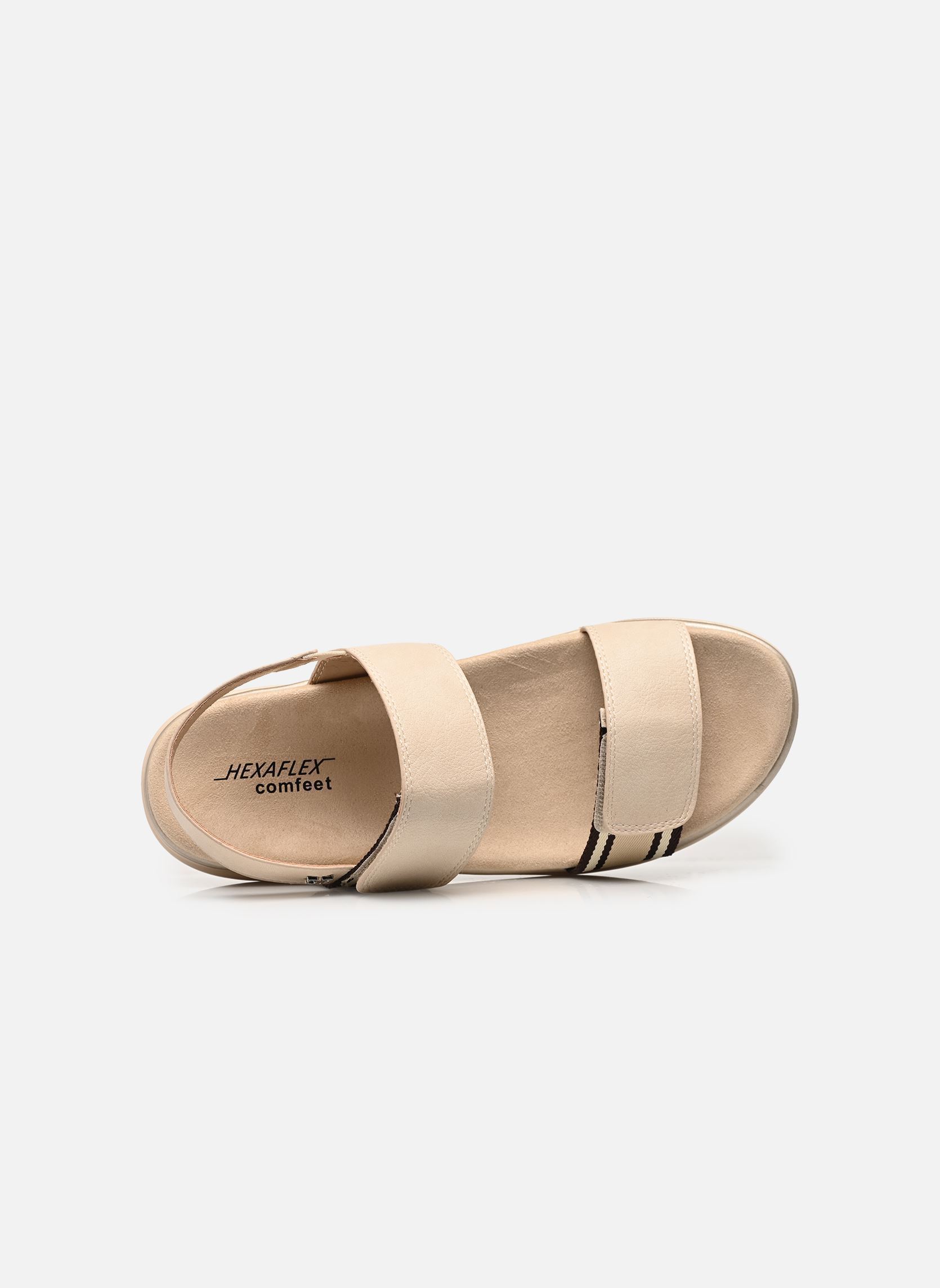 Sandales compensées et plateformes ALBO W10303 femme beige Comfeet Sandales compensées et plateformes ALBO W10303 femme beige Beige