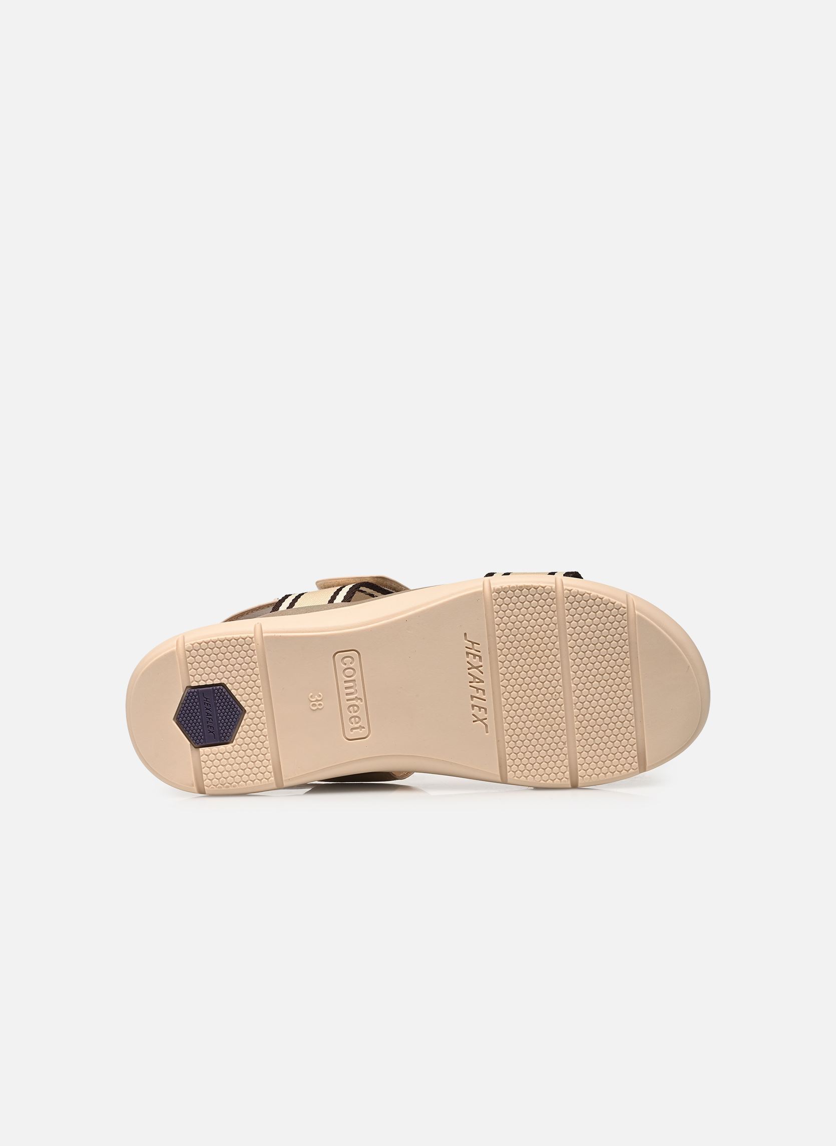 Sandales compensées et plateformes ALBO W10303 femme beige Comfeet Sandales compensées et plateformes ALBO W10303 femme beige Beige