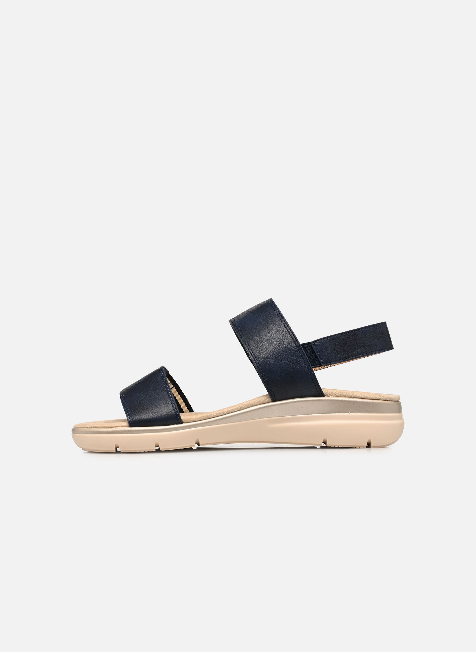 Sandales compensées et plateformes ALBO W10303 femme bleu Comfeet Sandales compensées et plateformes ALBO W10303 femme bleu Blue