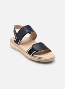 Sandales compensées et plateformes ALBO W10303 femme bleu