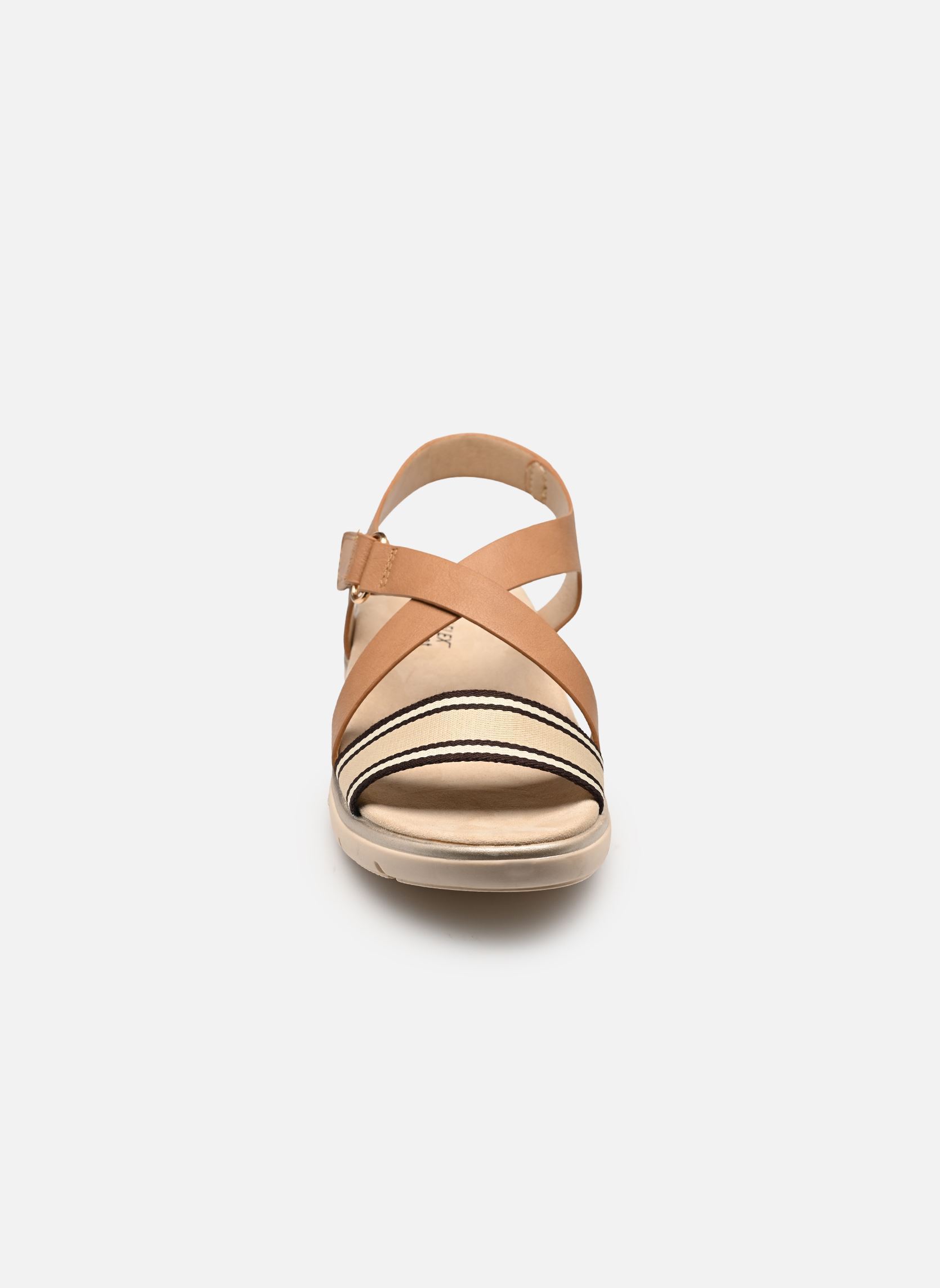 Keil- und Plateausandalen ALBO W10304 damen braun Comfeet Keil- und Plateausandalen ALBO W10304 damen braun Brown