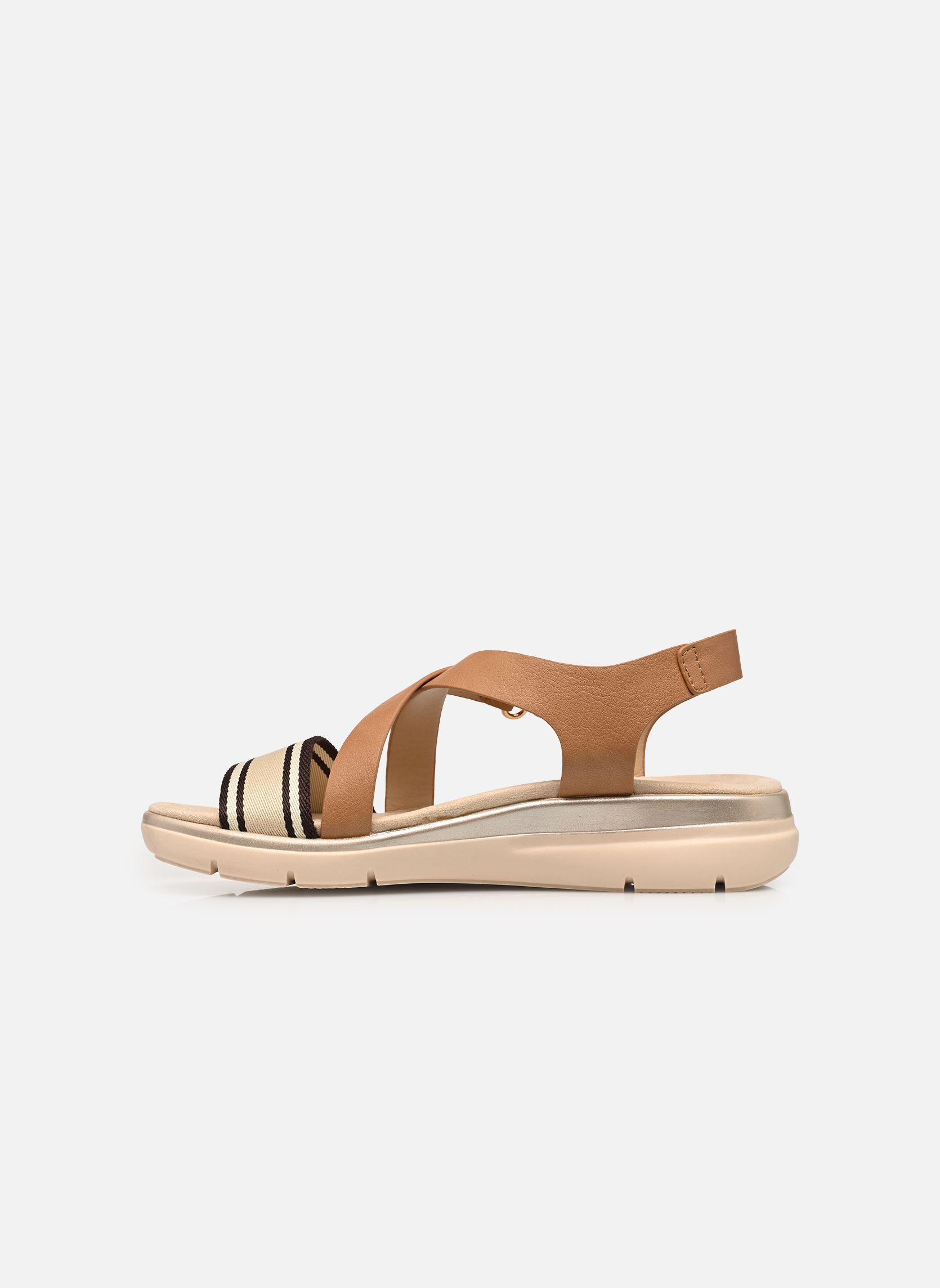 Keil- und Plateausandalen ALBO W10304 damen braun Comfeet Keil- und Plateausandalen ALBO W10304 damen braun Brown