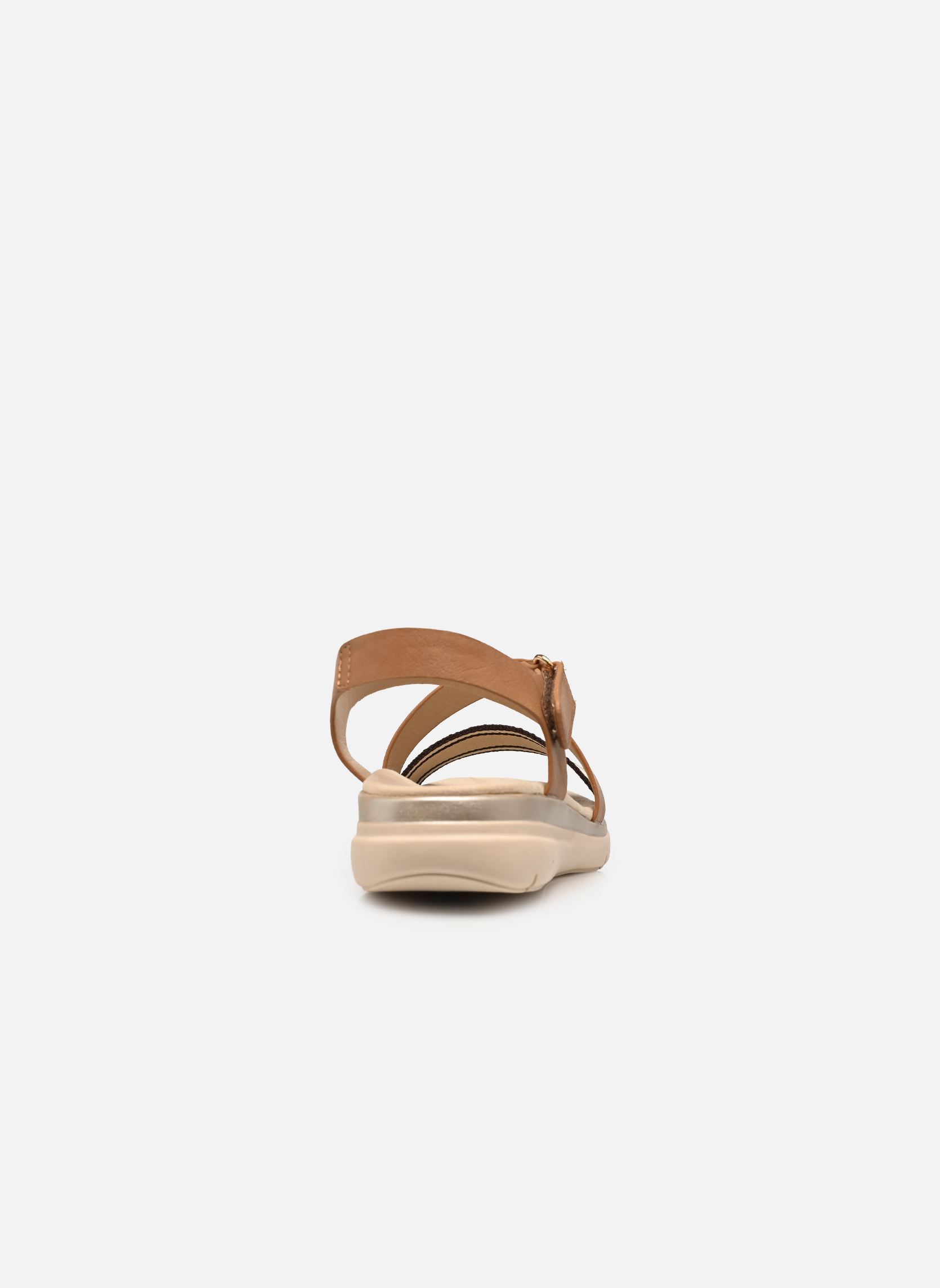 Keil- und Plateausandalen ALBO W10304 damen braun Comfeet Keil- und Plateausandalen ALBO W10304 damen braun Brown