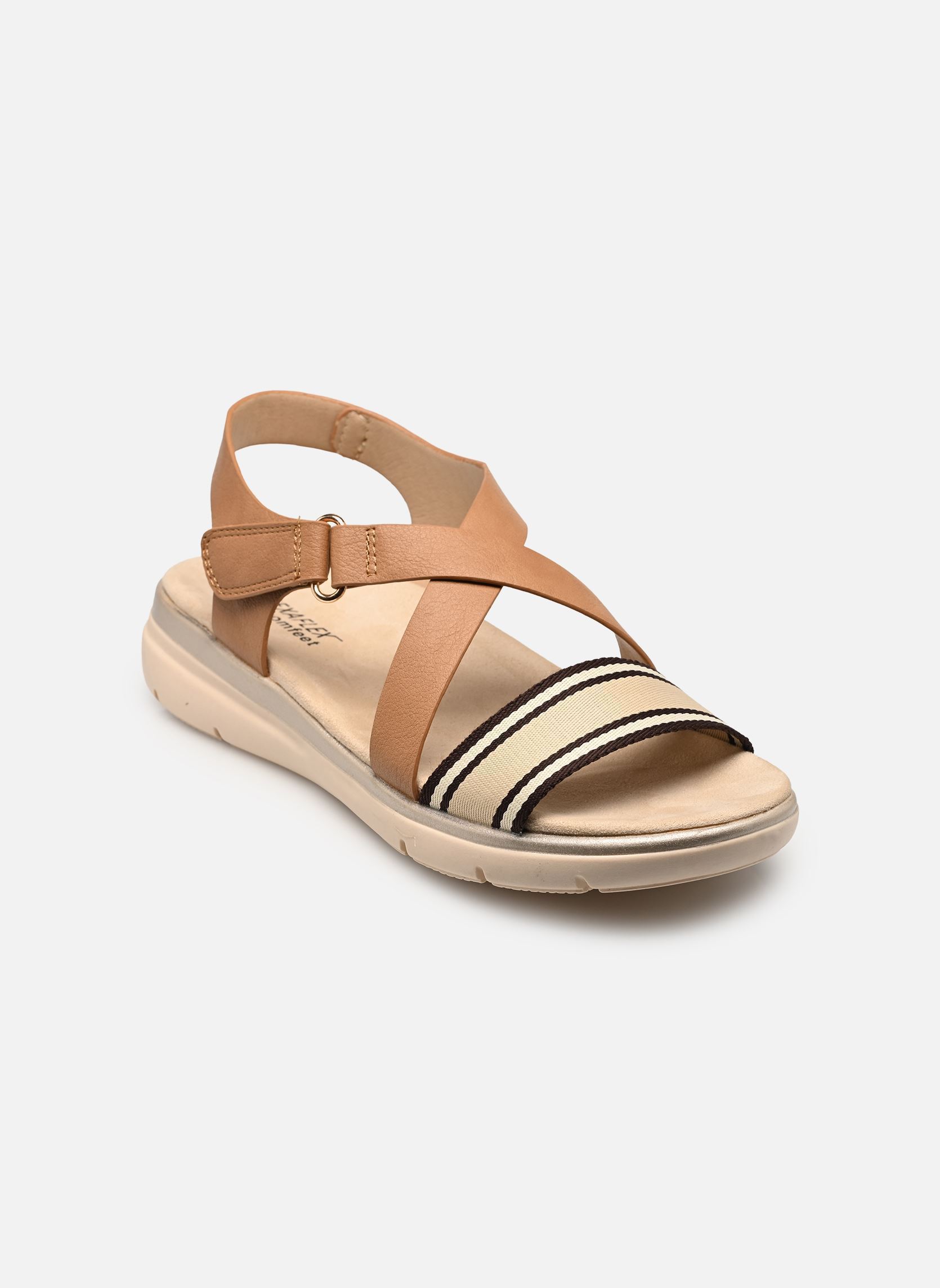 Keil- und Plateausandalen ALBO W10304 damen braun Comfeet Keil- und Plateausandalen ALBO W10304 damen braun Brown