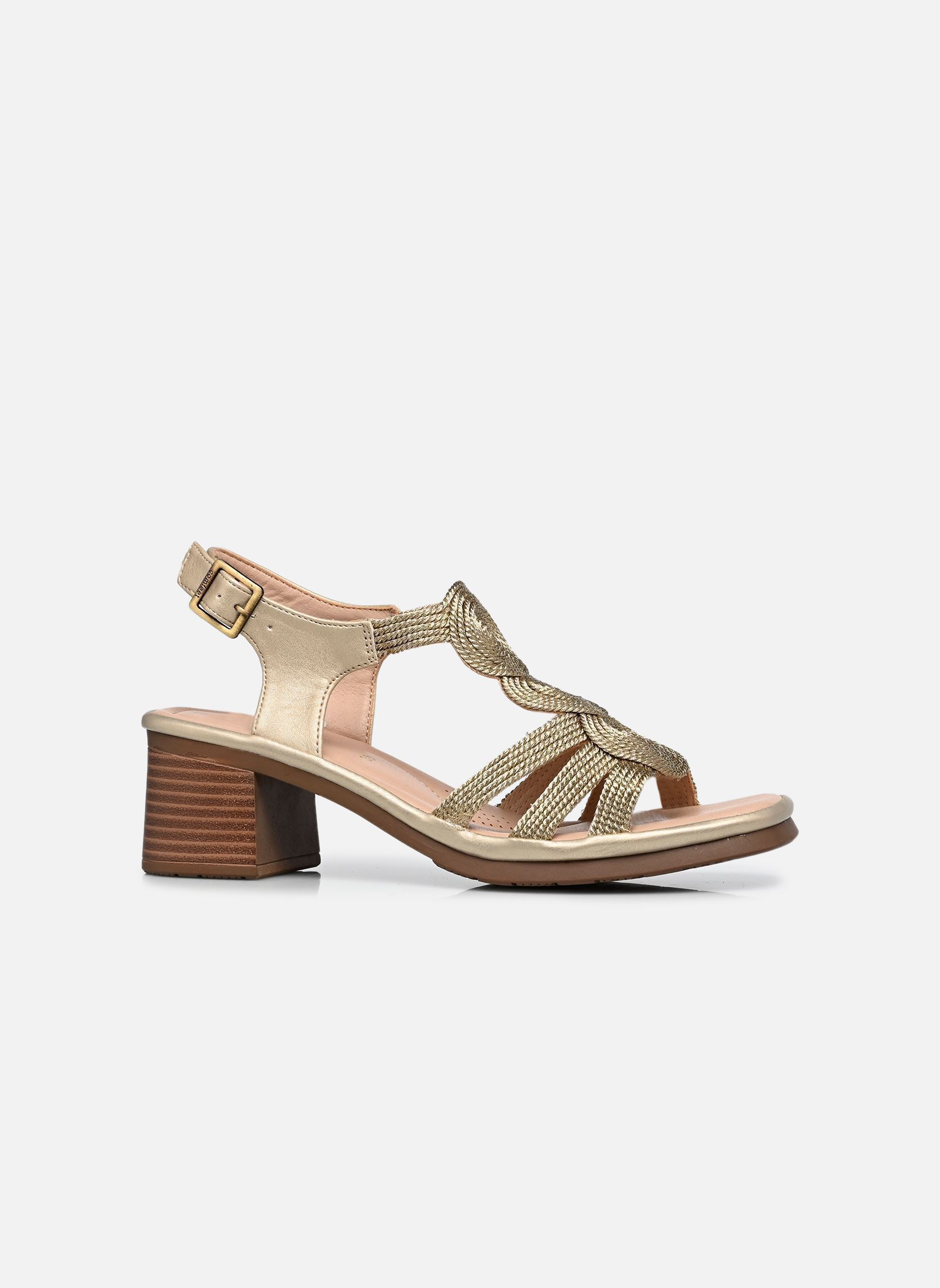 Sandalen CUMBAL W18301 dames goud en brons Comfeet Sandalen CUMBAL W18301 dames goud en brons Gold