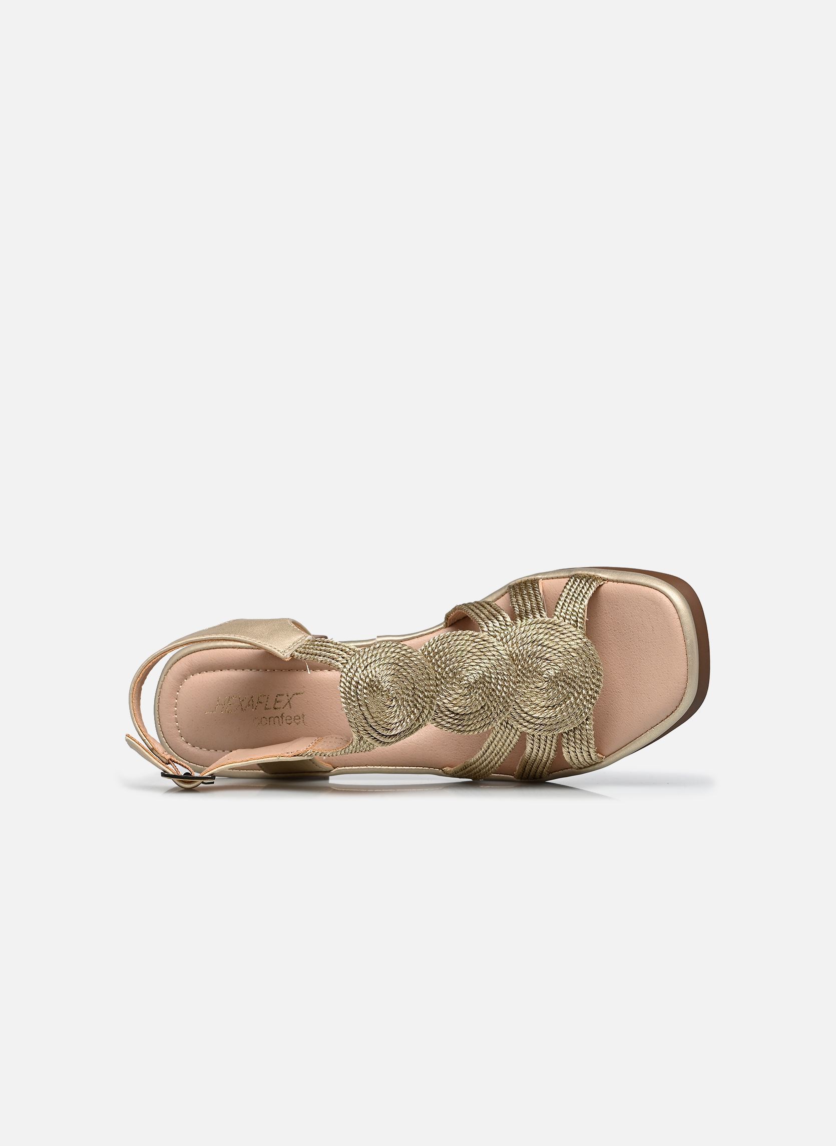 Sandalen CUMBAL W18301 dames goud en brons Comfeet Sandalen CUMBAL W18301 dames goud en brons Gold