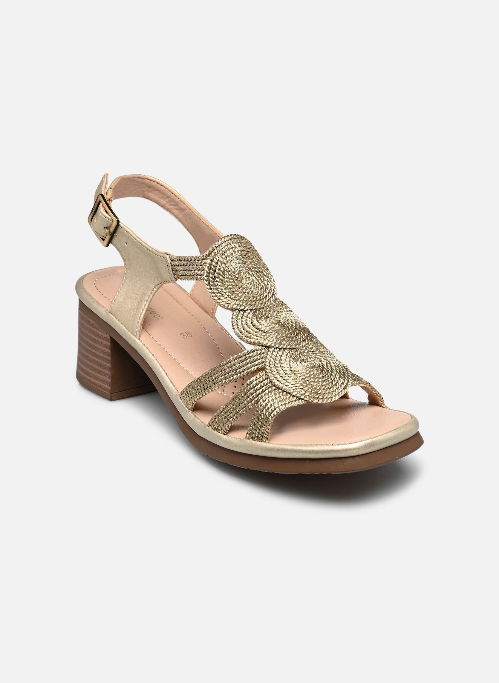Sandalen CUMBAL W18301 dames goud en brons Comfeet Sandalen CUMBAL W18301 dames goud en brons Gold