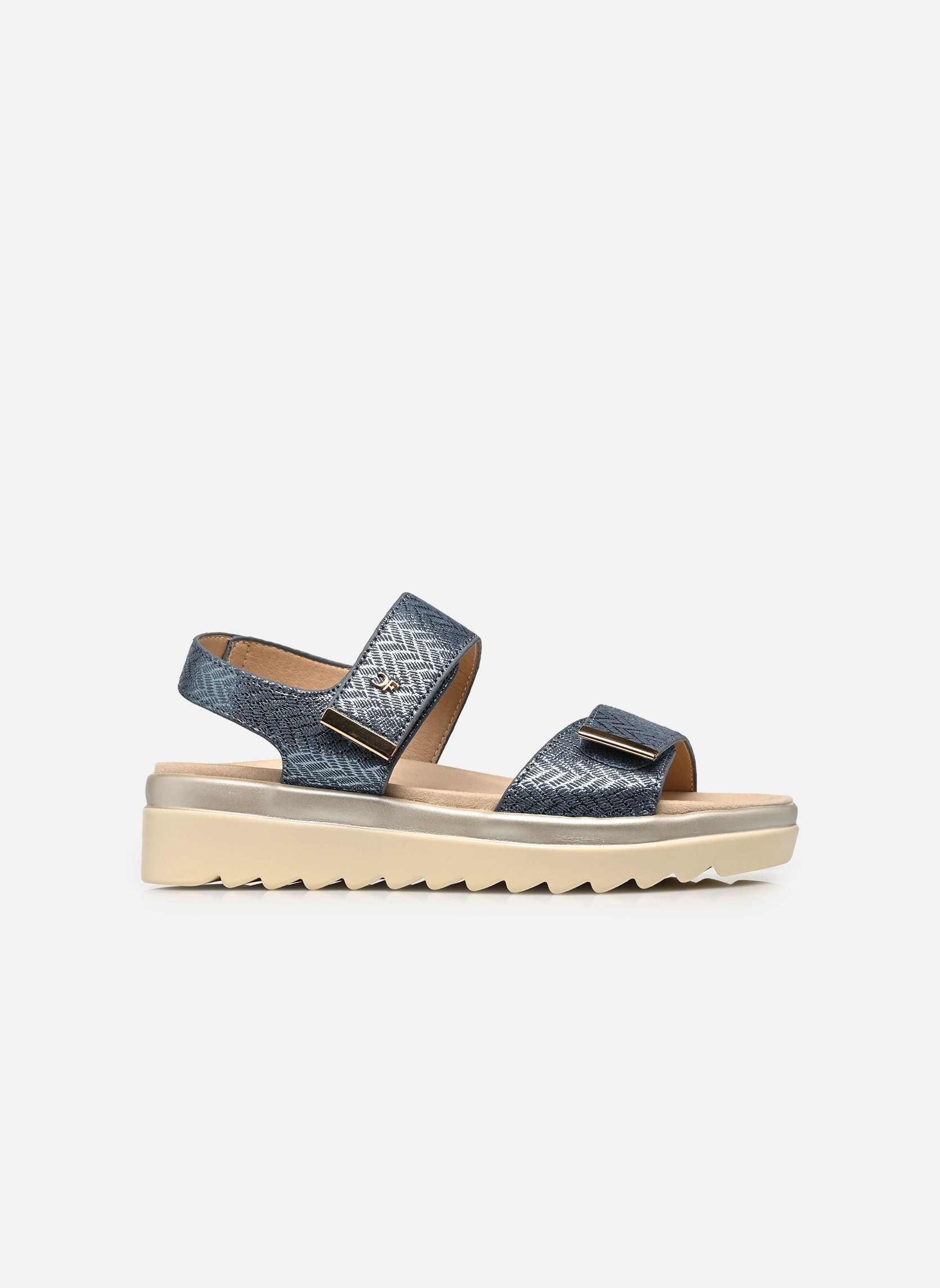 Sandales compensées et plateformes SALINA W04505 femme bleu Comfeet Sandales compensées et plateformes SALINA W04505 femme bleu Blue