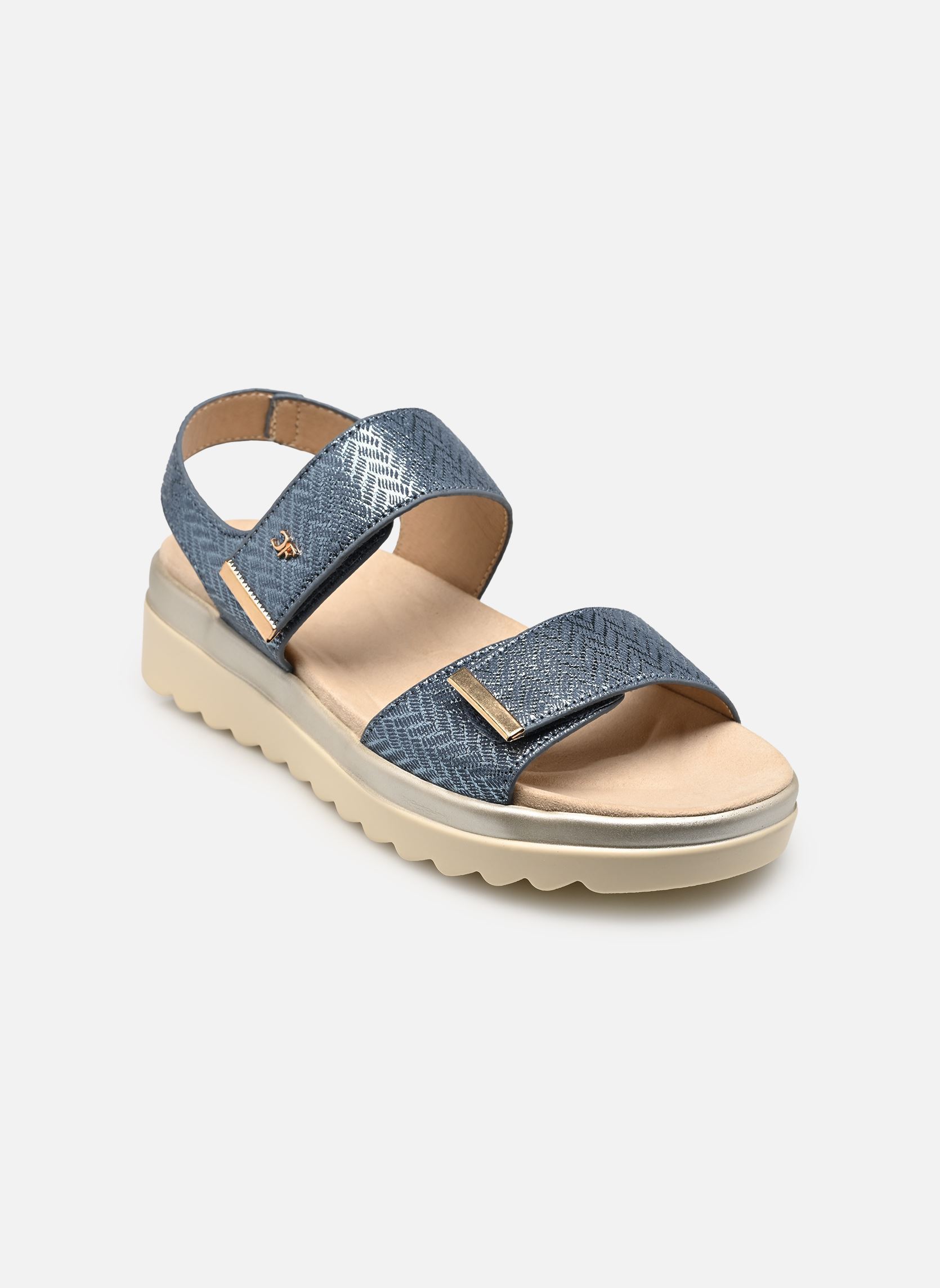 Sandales compensées et plateformes SALINA W04505 femme bleu Comfeet Sandales compensées et plateformes SALINA W04505 femme bleu Blue