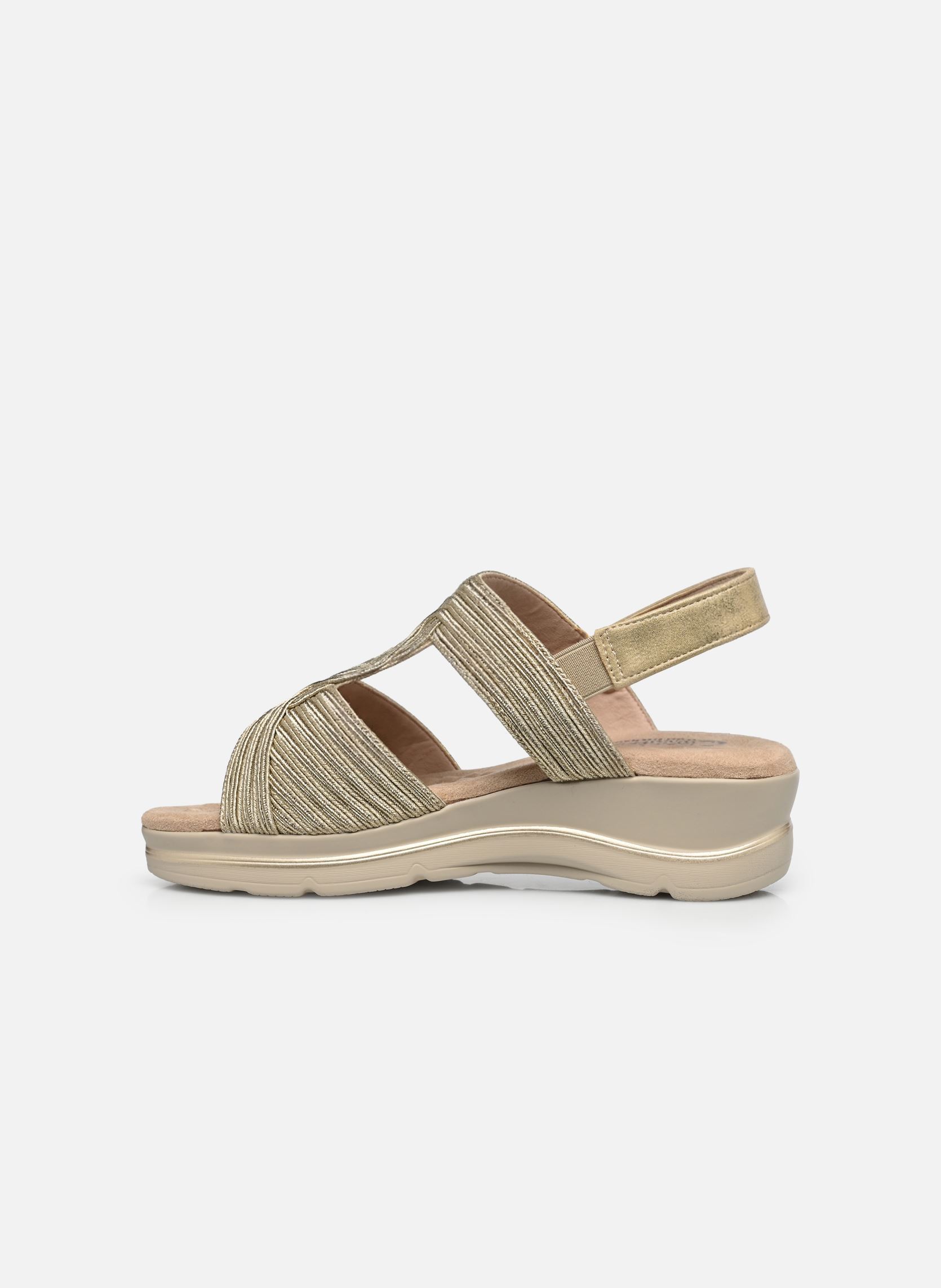 Keil- und Plateausandalen UPEMBA W14205 damen gold und bronze Comfeet Keil- und Plateausandalen UPEMBA W14205 damen gold und bronze Gold